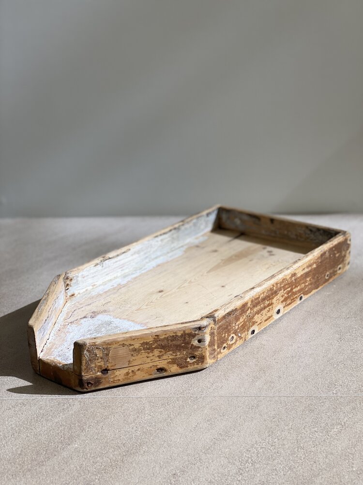 Swedish Cheese Form with Original Paint, c 1800