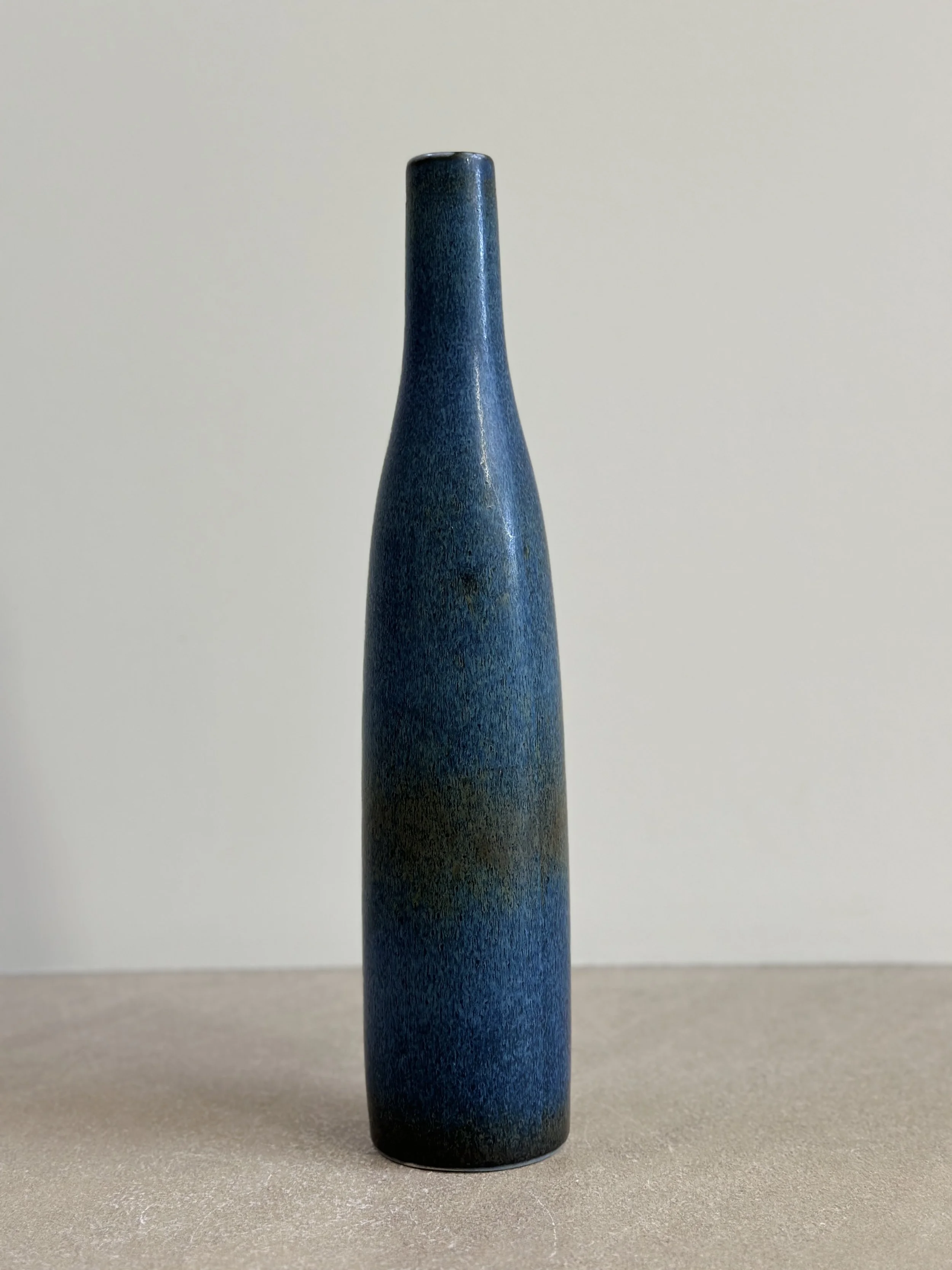 Tall Blue Vases by Carl-Harry Stalhane, Sweden 1950s