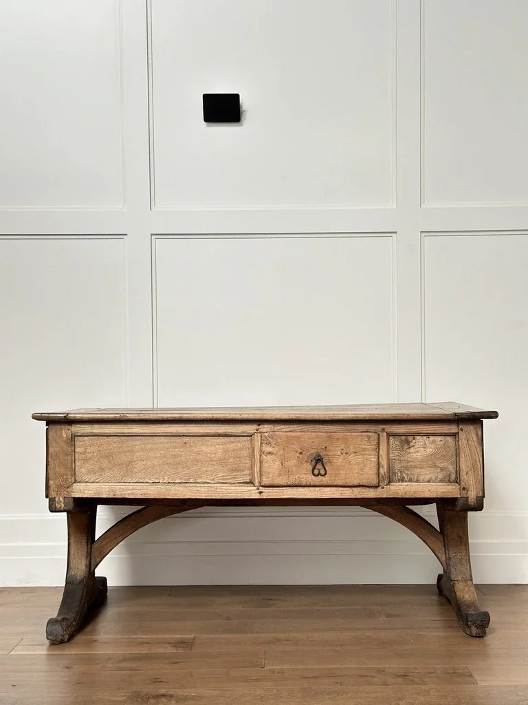 Large Center Table with Drawer, France, 17th Century