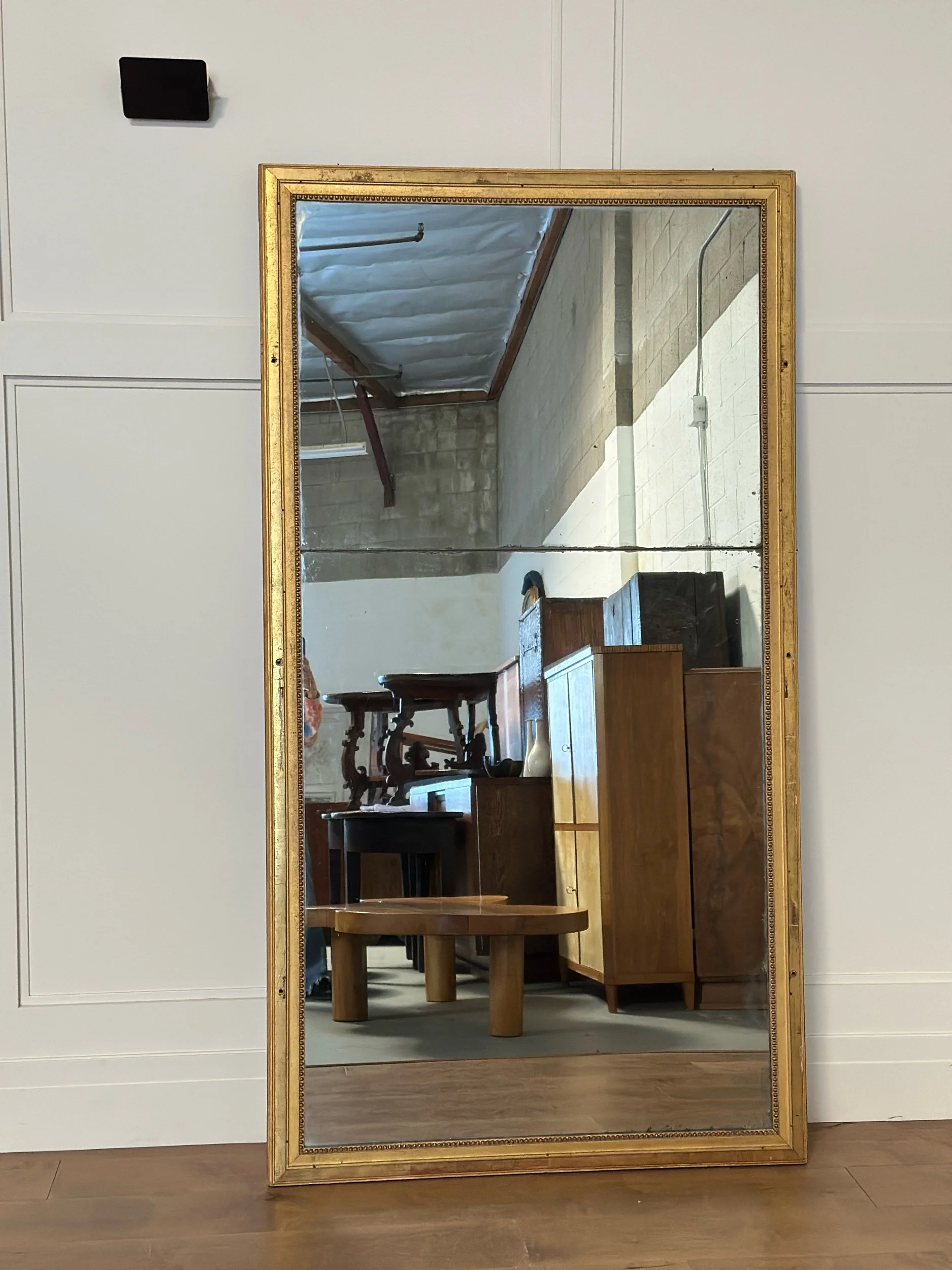 18th Century Louis XVI Gilt Mirror with Original Glass, France