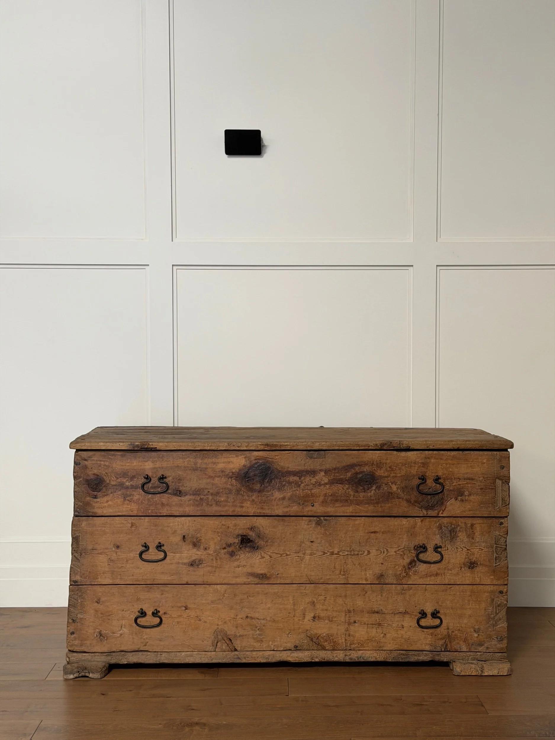 Large 17th Century Mountain Chest/Dresser in Larch Wood