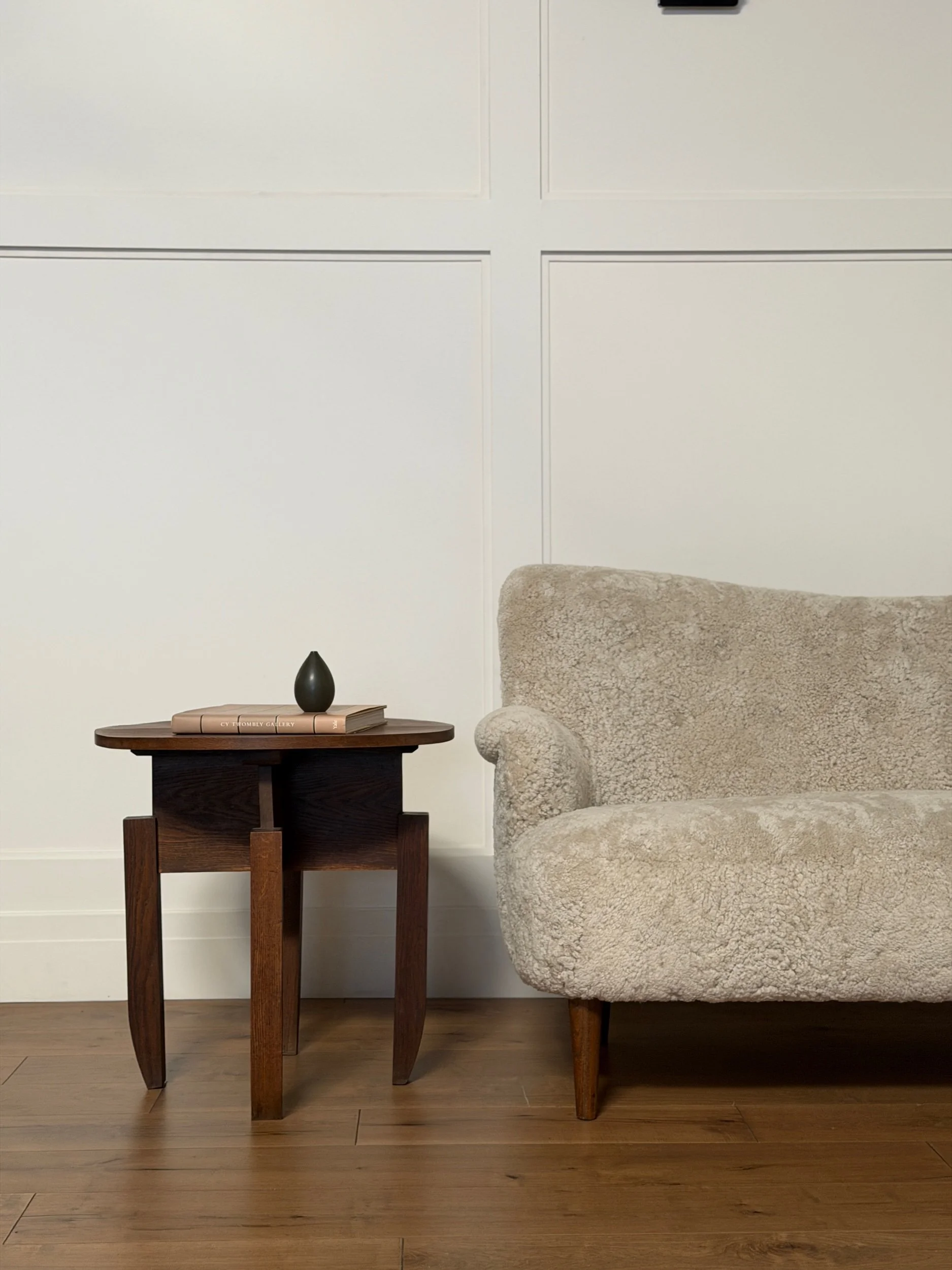Oak Side Table, France 1940s
