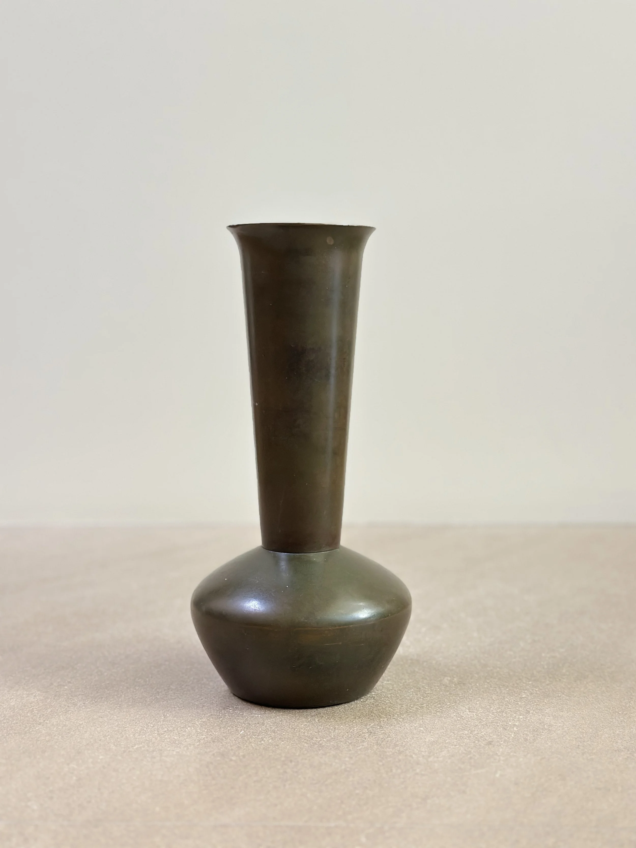 Tall Bronze Vase from GAB, Sweden