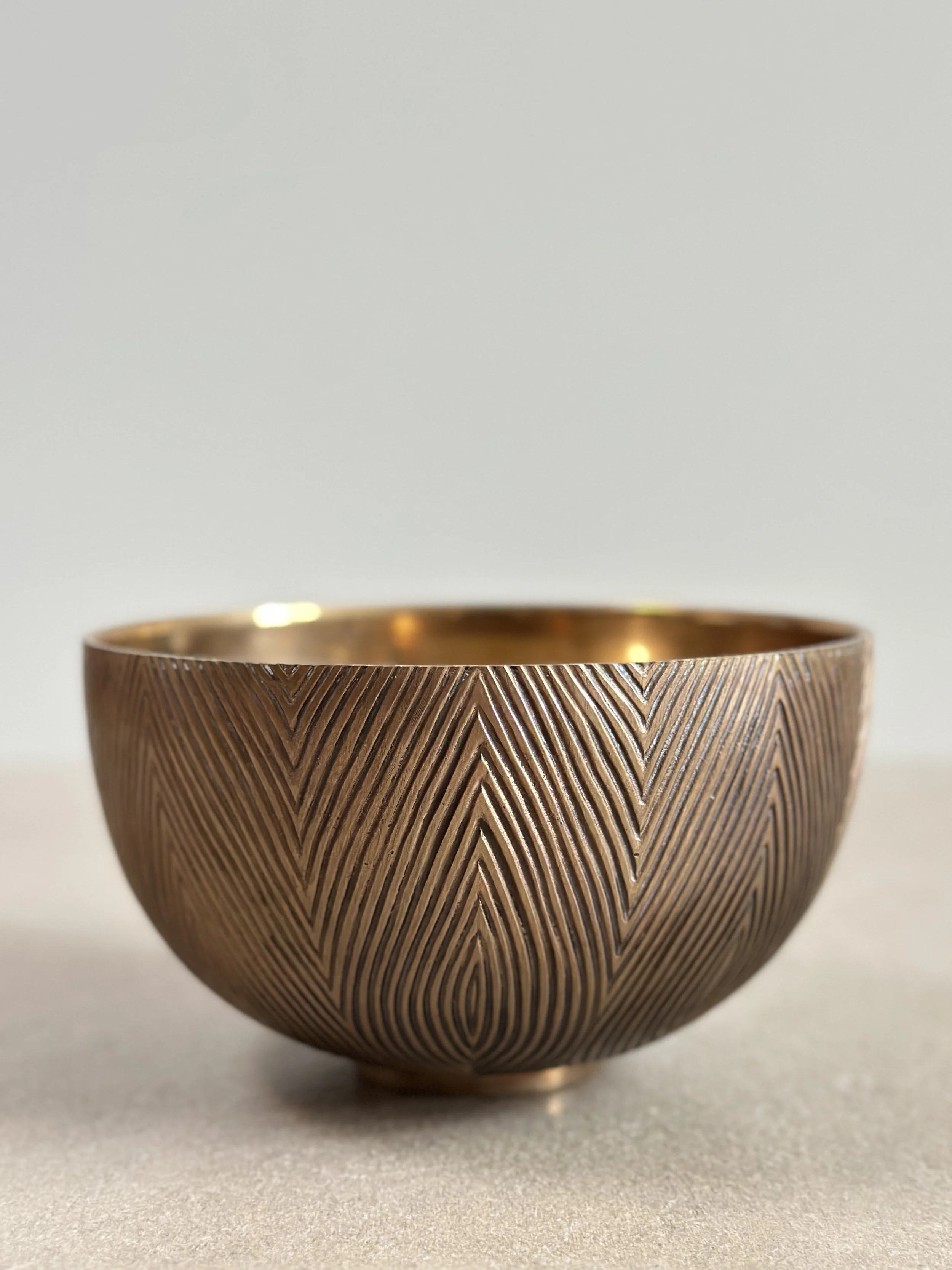 Rare Bronze Bowl by Axel Salto, Denmark 1930s