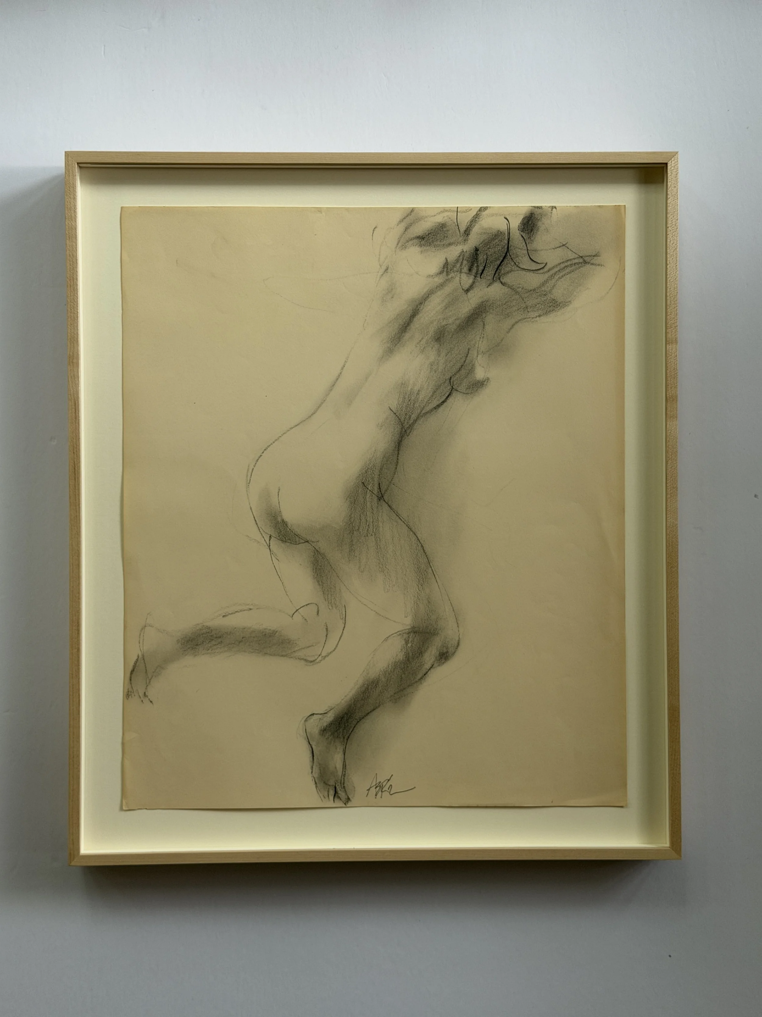 Reclining Nude in Pencil by Benjamin Abramowitz