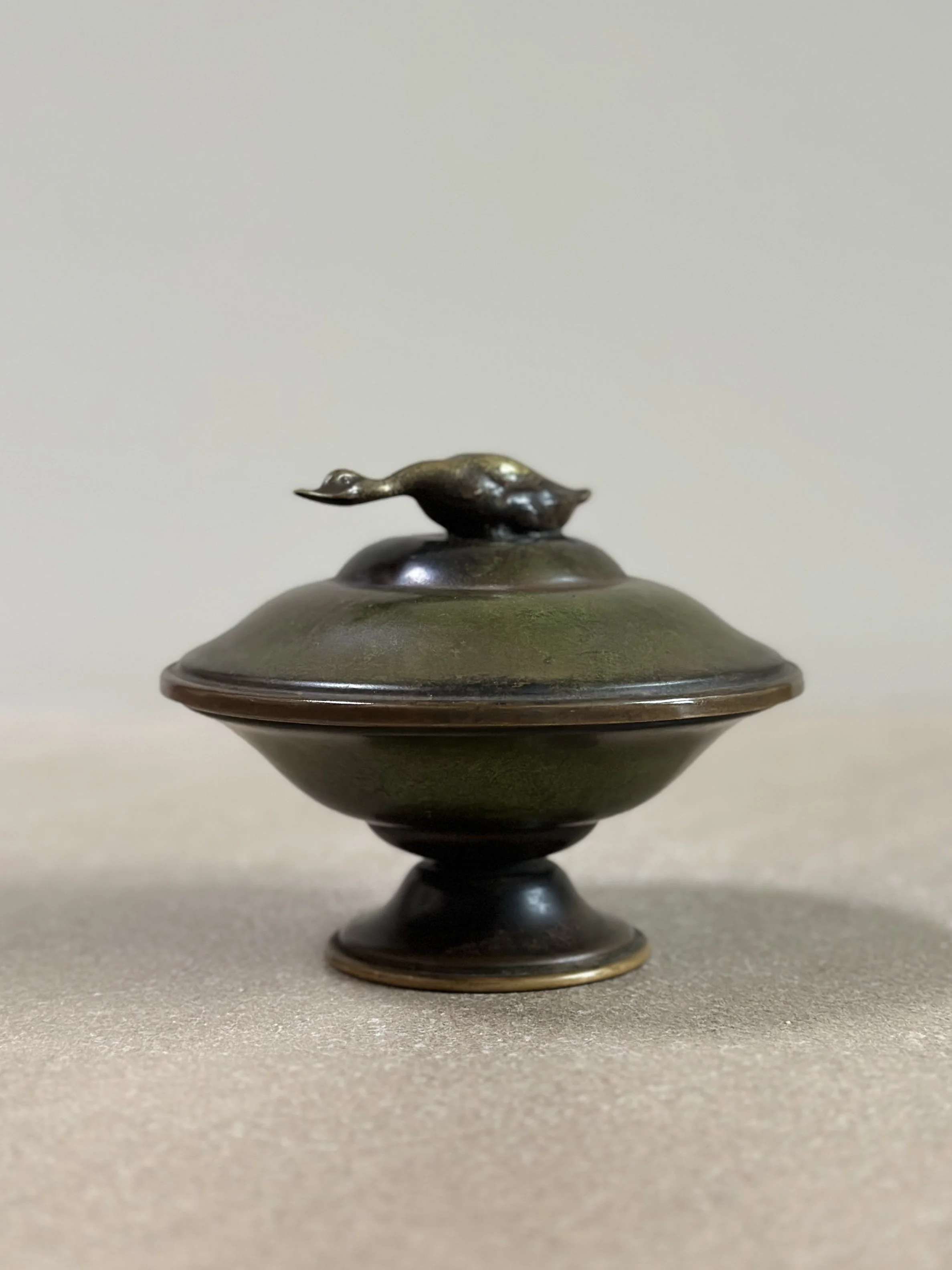 Just Andersen Box with Duck, Denmark 1930s