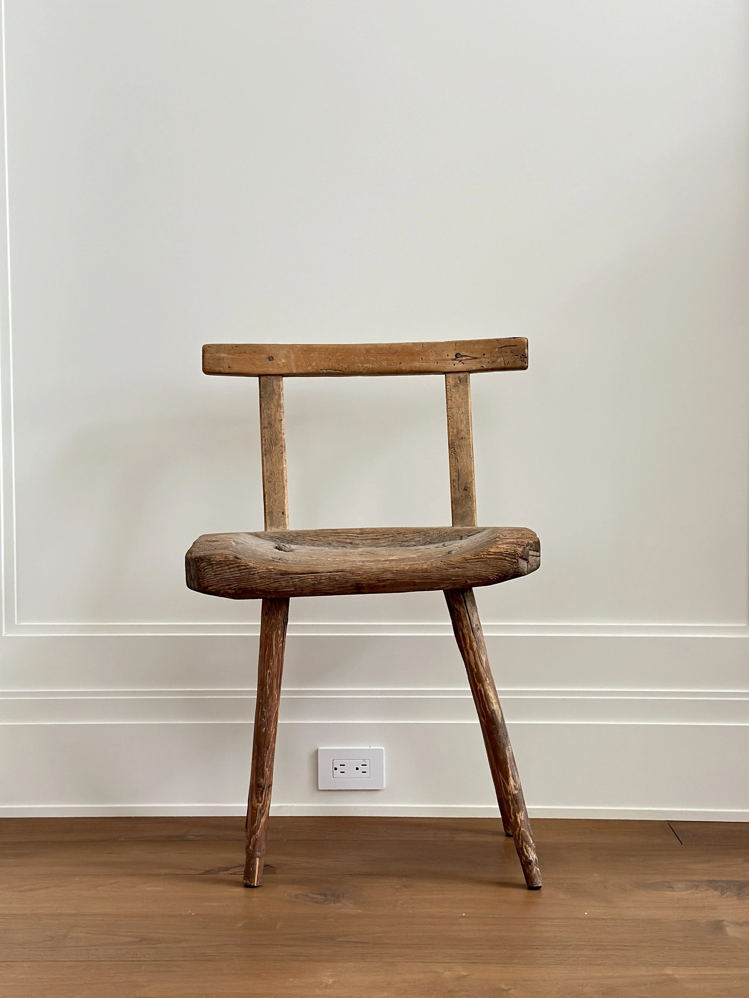18th Century Primitive Chair in Pine