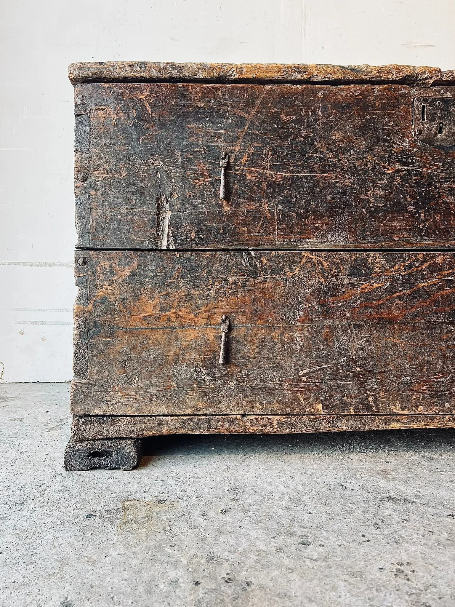 Incredible 18th Century Mountain Dresser in Dark Patina COMING SOON