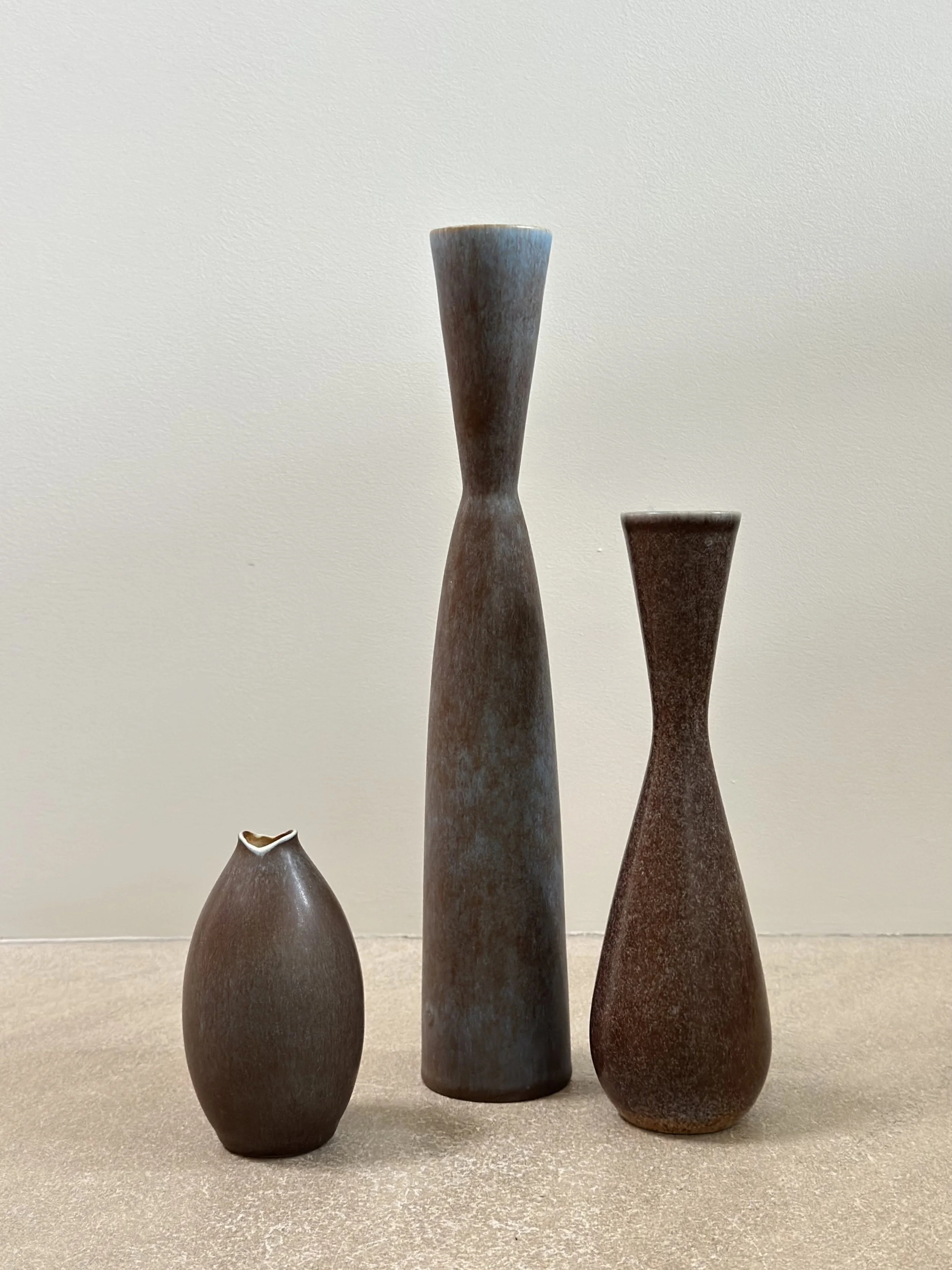 Blue and Brown Grouping by Carl-Harry Stalhane, Sweden 1950s