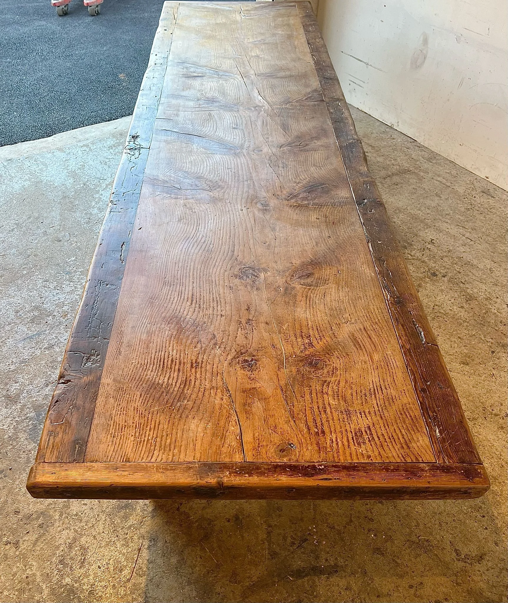 Massive 19th Century Table in Fir, France COMING SOON
