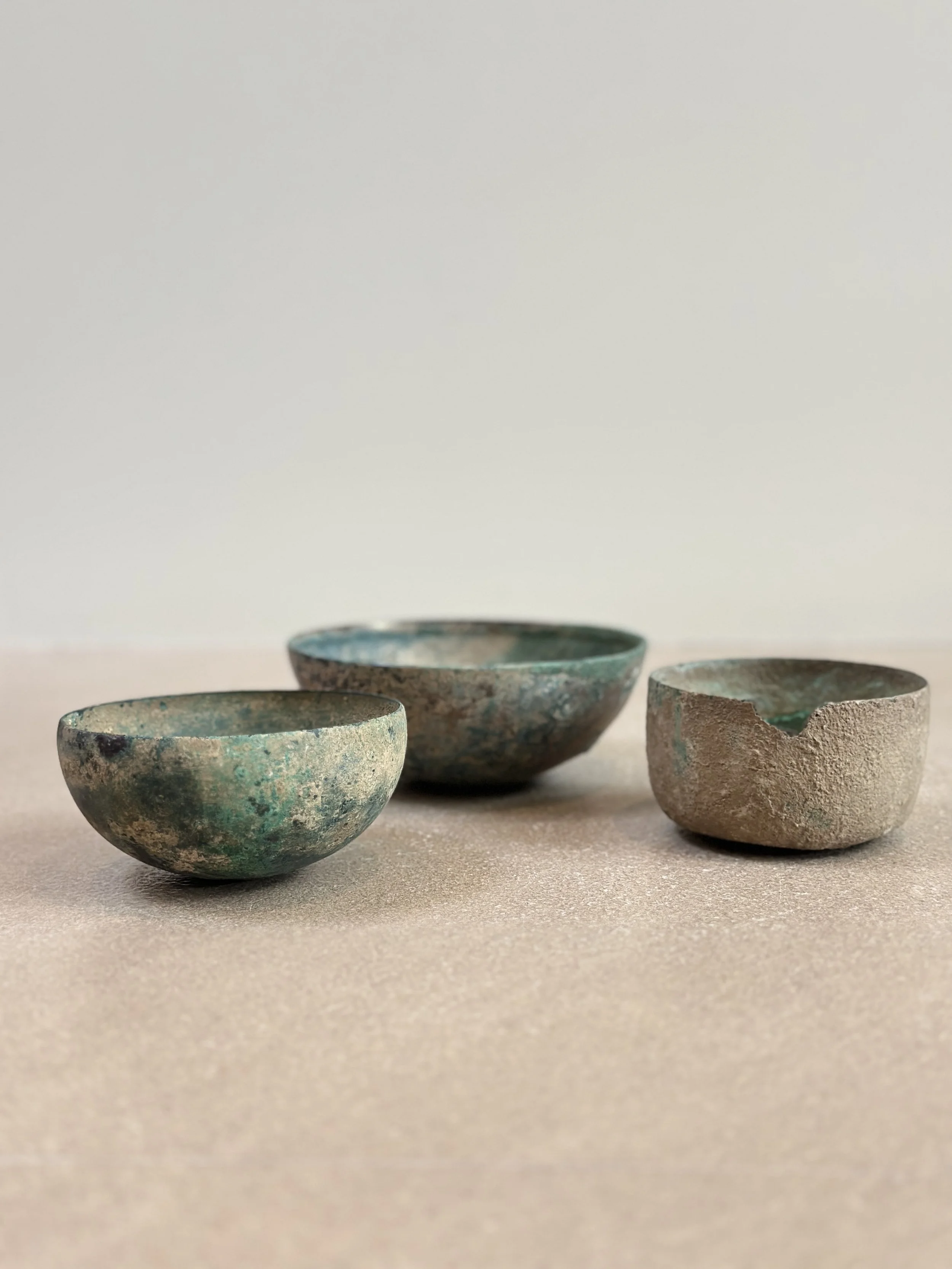 Achaemenid Bronze Bowl (c 500-400 BC), Western Asiatic Bronze Vessel (Late 1st Millenium BC), Graeco-Roman Bronze Cup (2nd Century B.C. - 1St Century A.D.)