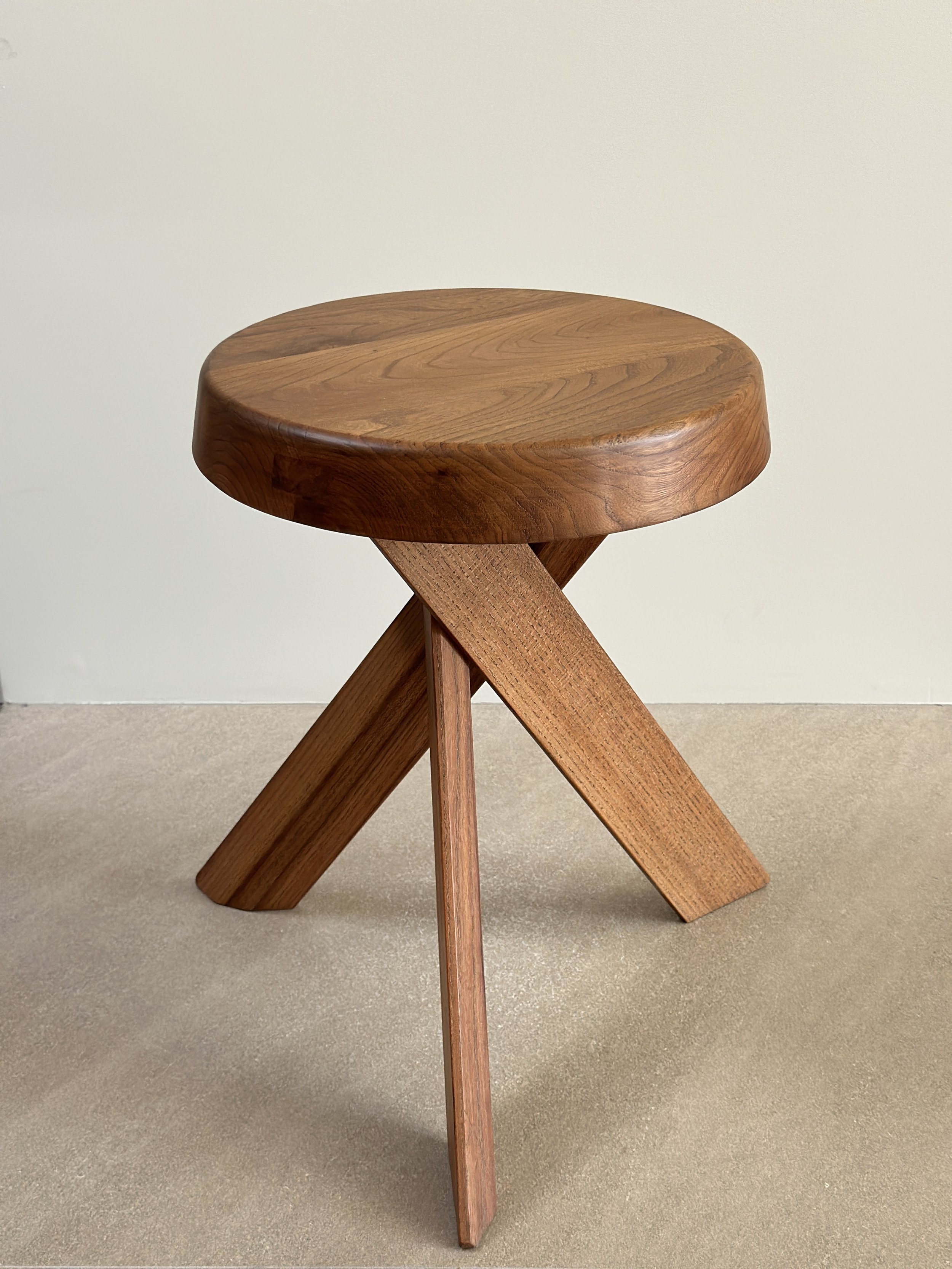 Stools by Pierre Chapo in Elm, France 1970s