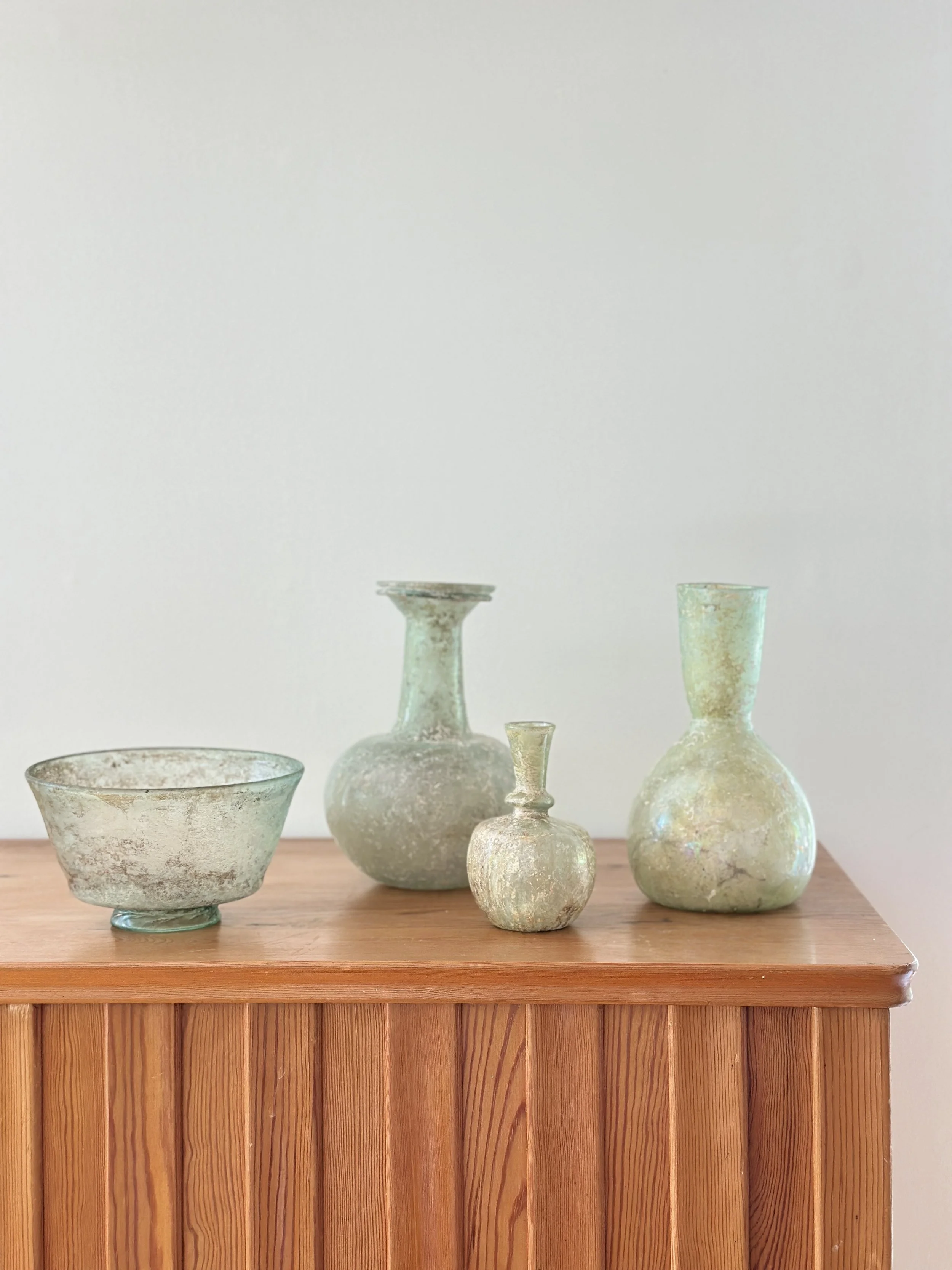 Six pieces of Roman Glass - 1-400 AD