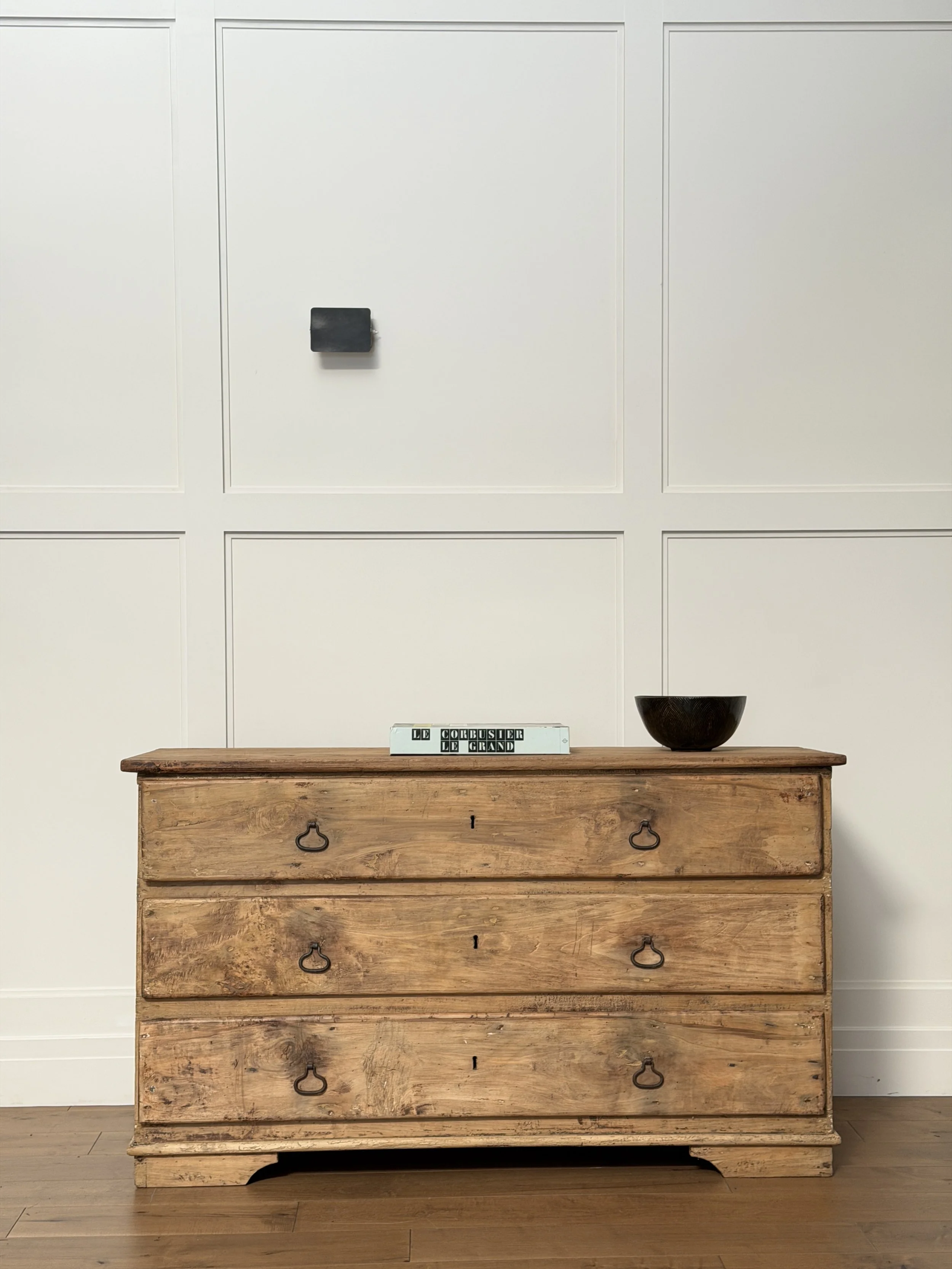 18th Century Commode with Pear Shaped Handles (updated with drawer slides for ease of use on movie set)