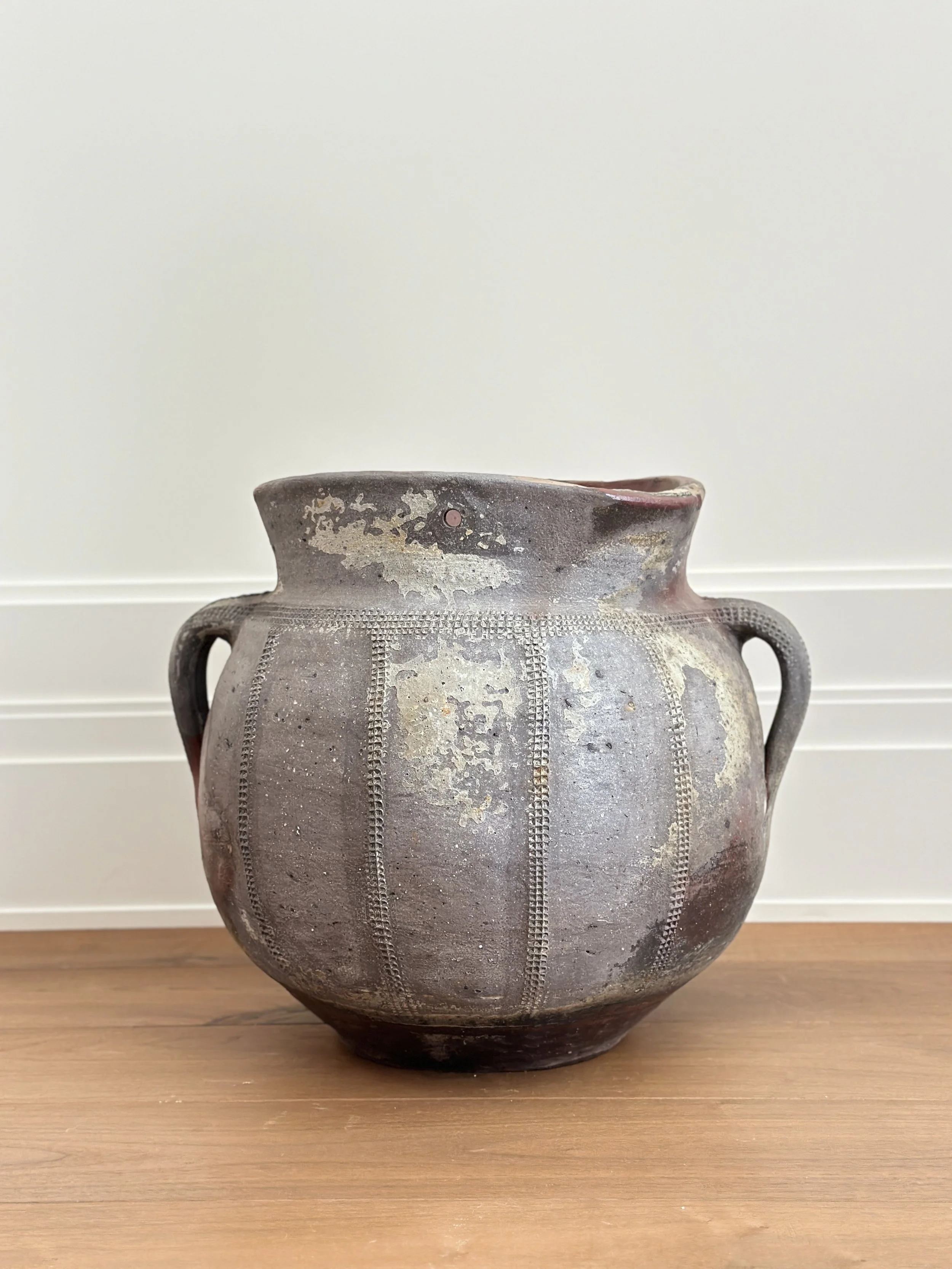 Large French Meat Curing Pot, 19th Century