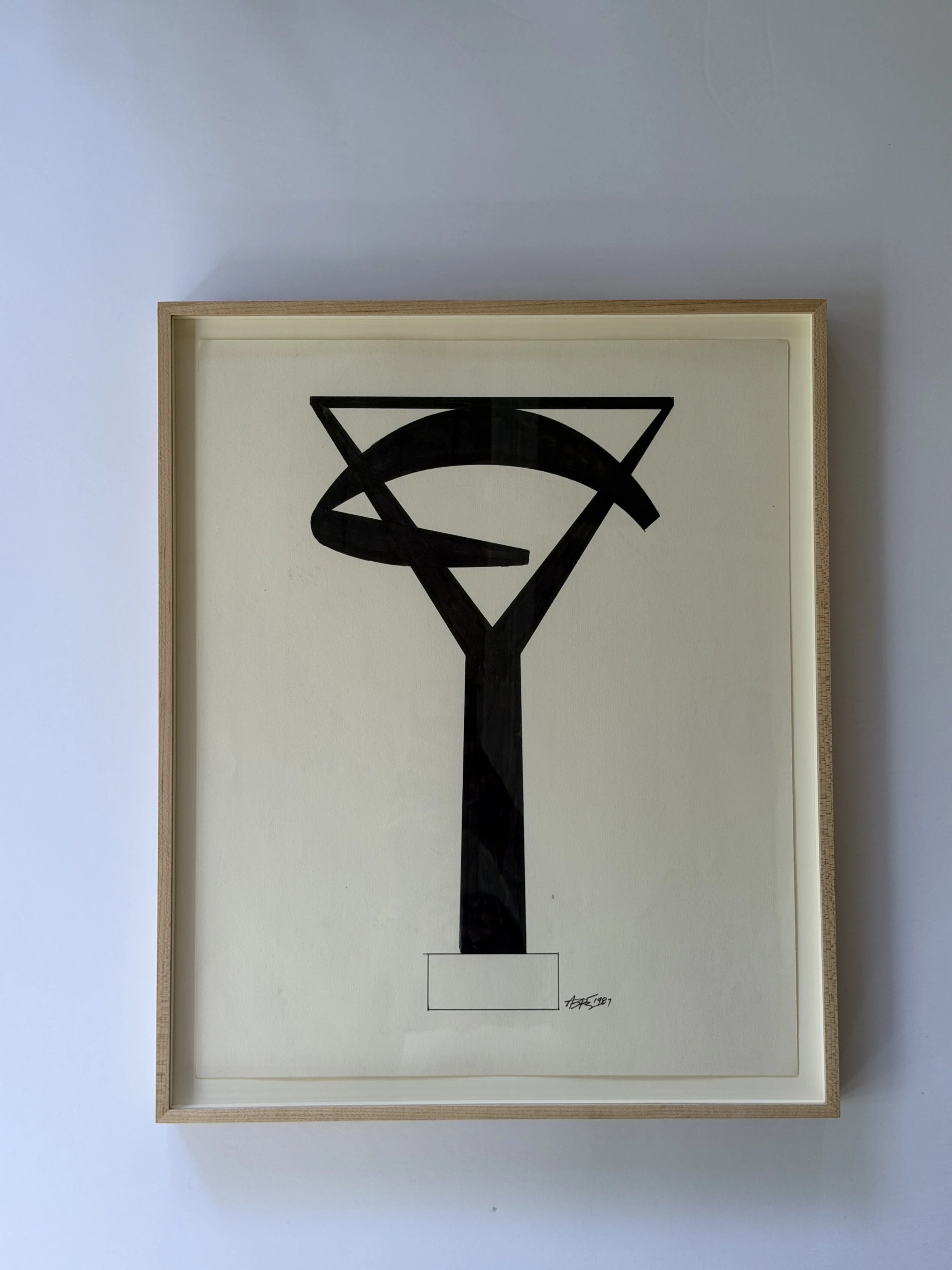 Sculpture Study 3, Benjamin Abramowitz | Ink on Paper