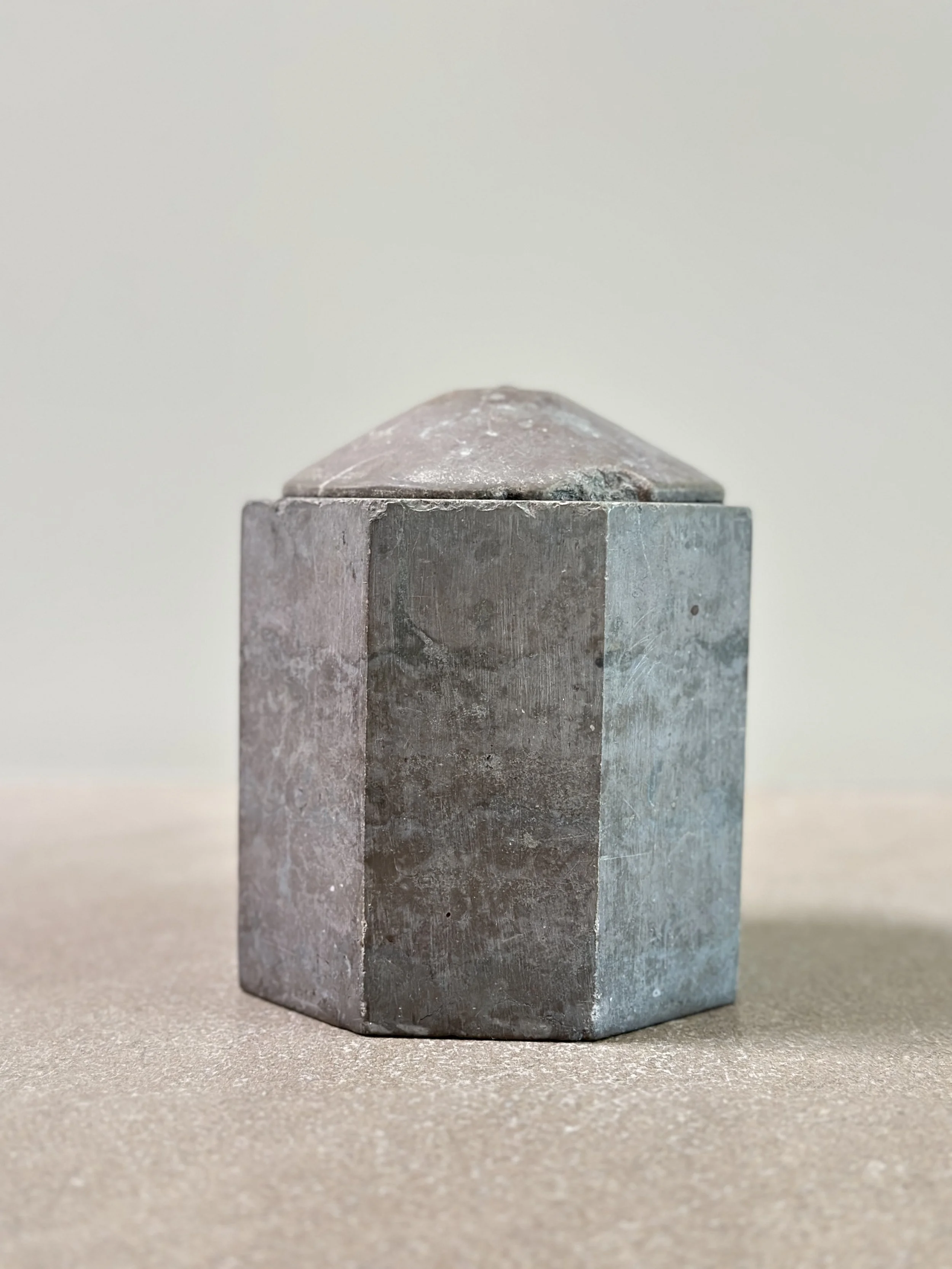Swedish Box in Limestone, c 1800