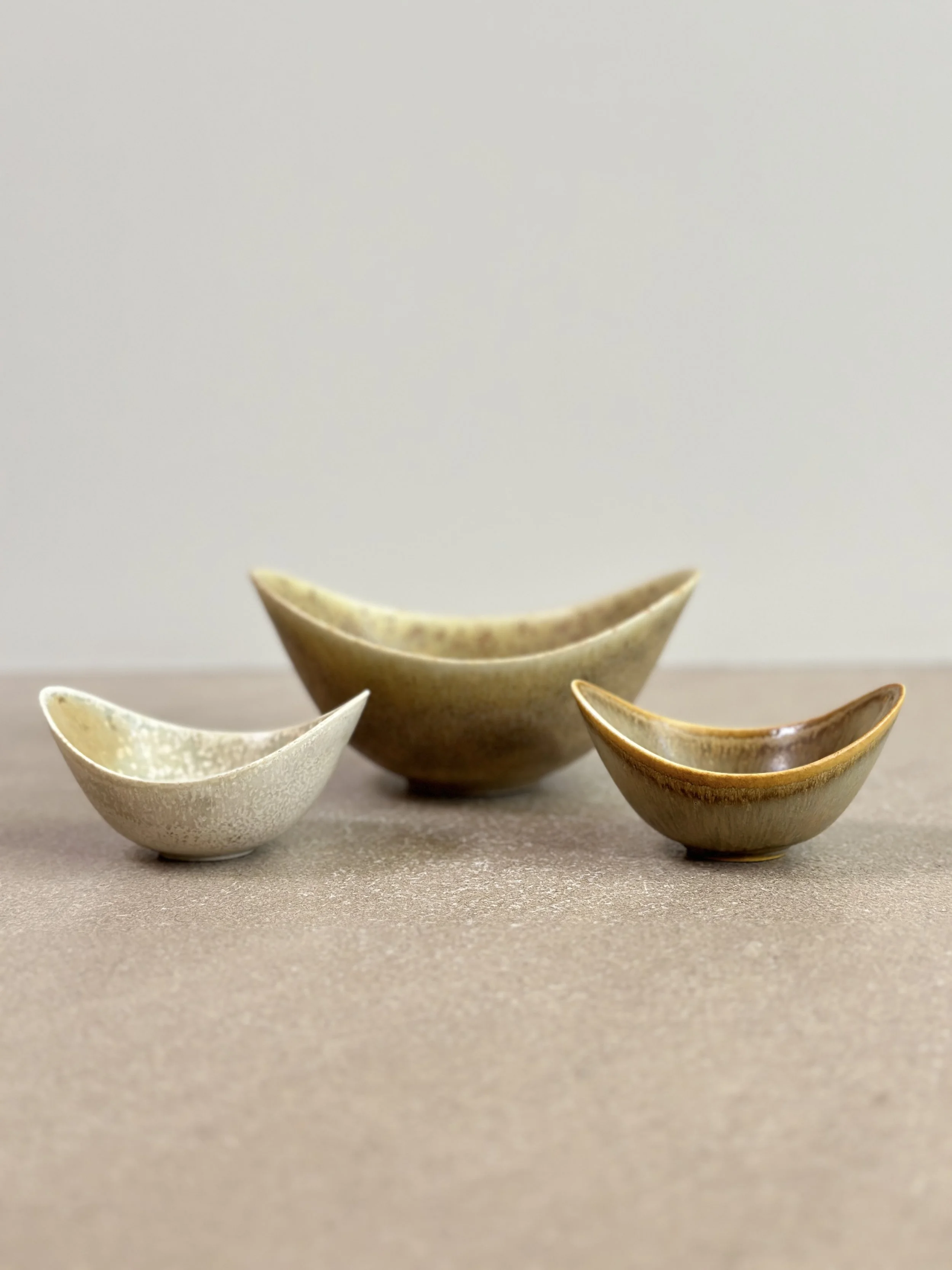 Bowls by Gunnar Nylund, Sweden 1950s