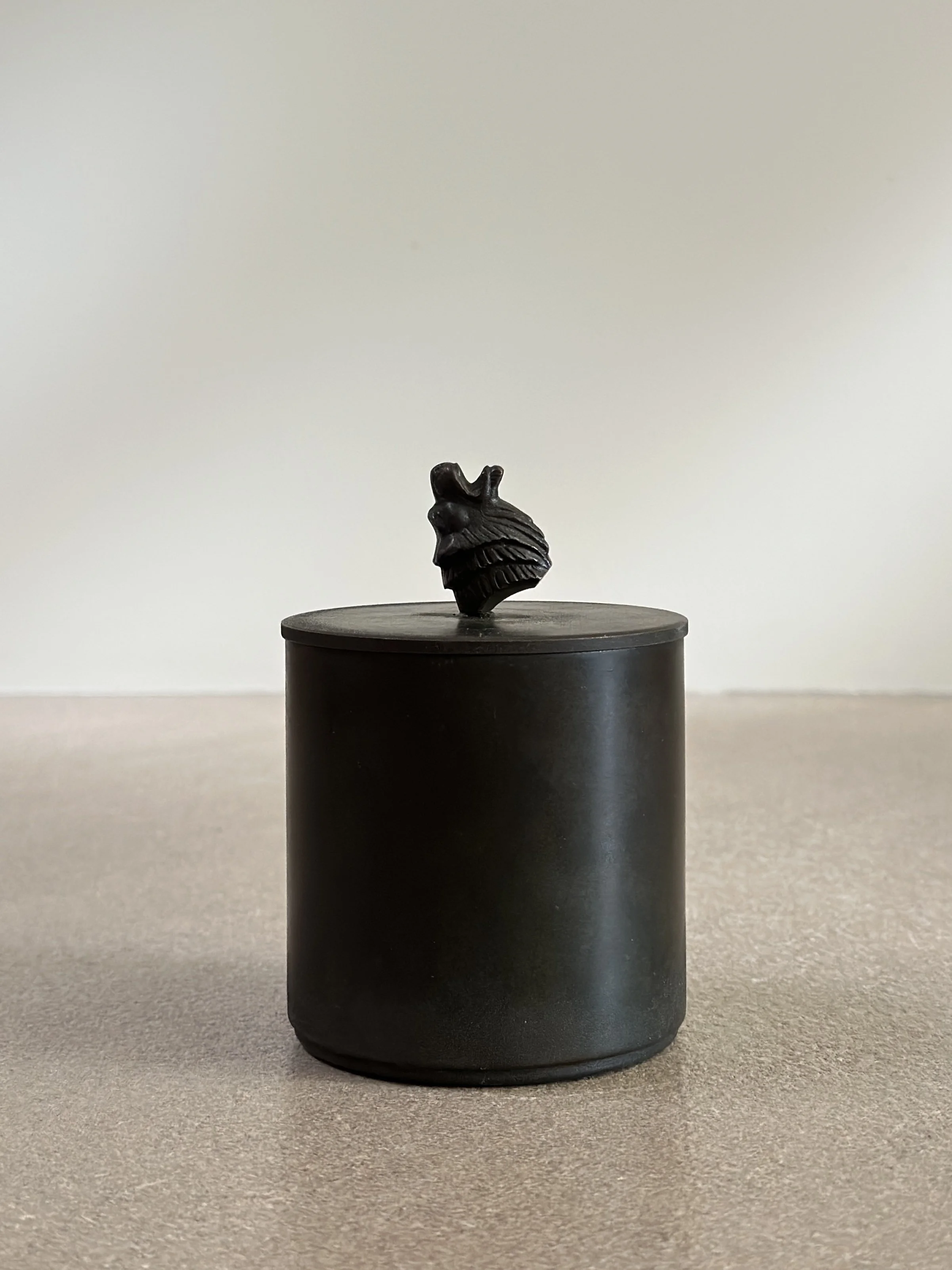 Bronze Box with Lion Head by Svensk Tenn Sweden