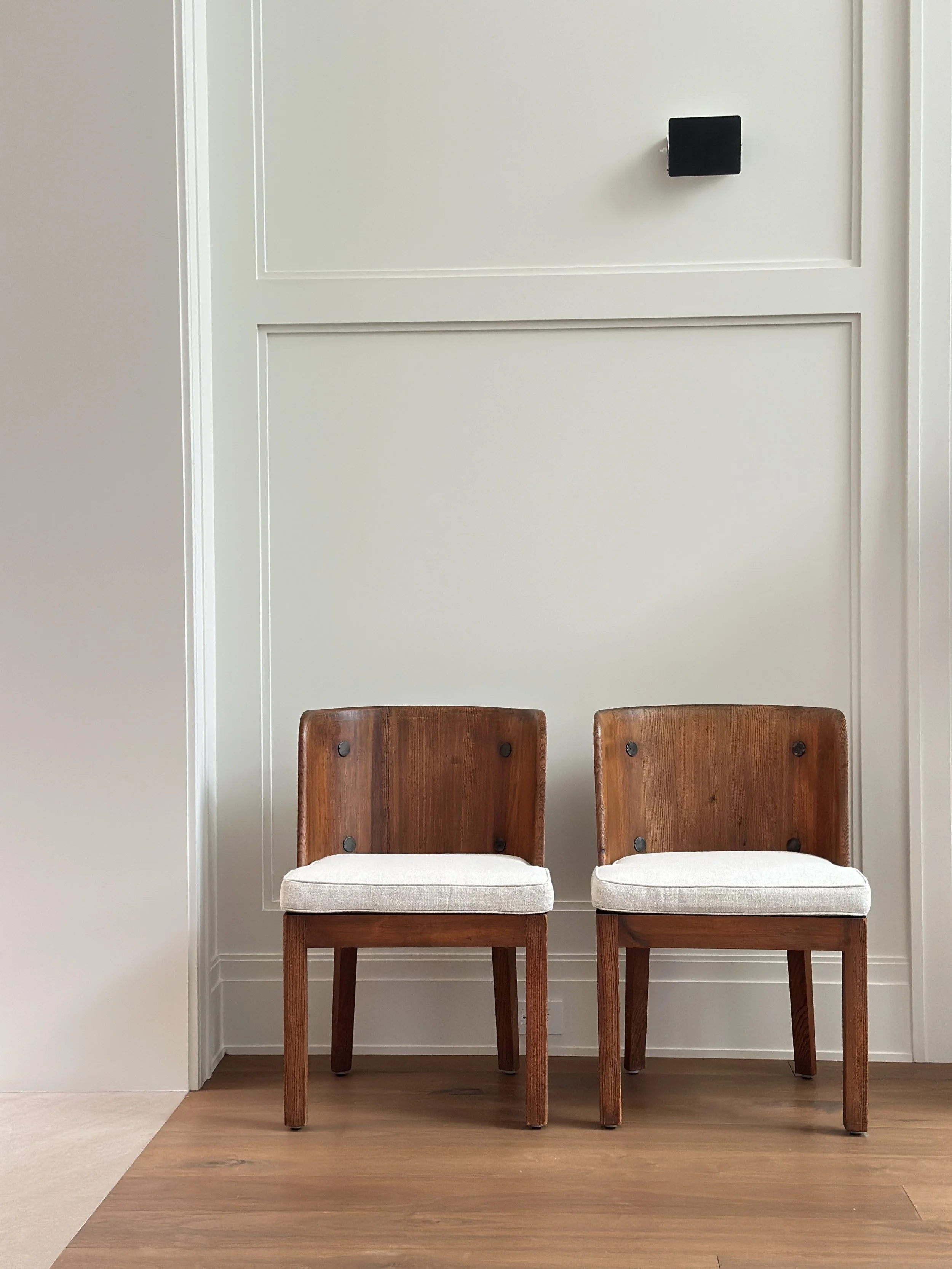 Pair of Lovö Chairs In Pine by Axel Einar Hjorth for NK, Sweden 1930s