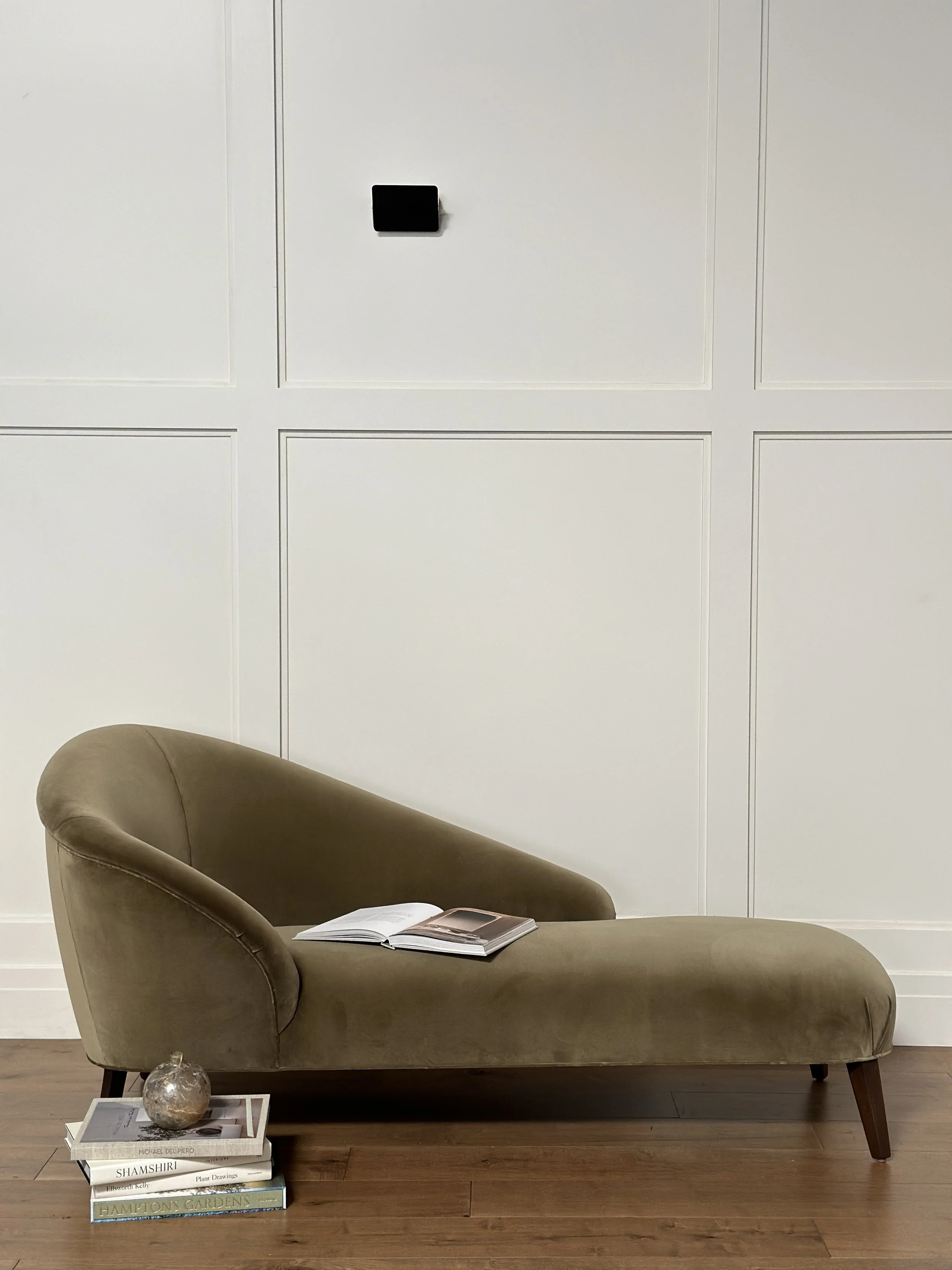 Danish Daybed Upholstered in Loro Piana Velvet