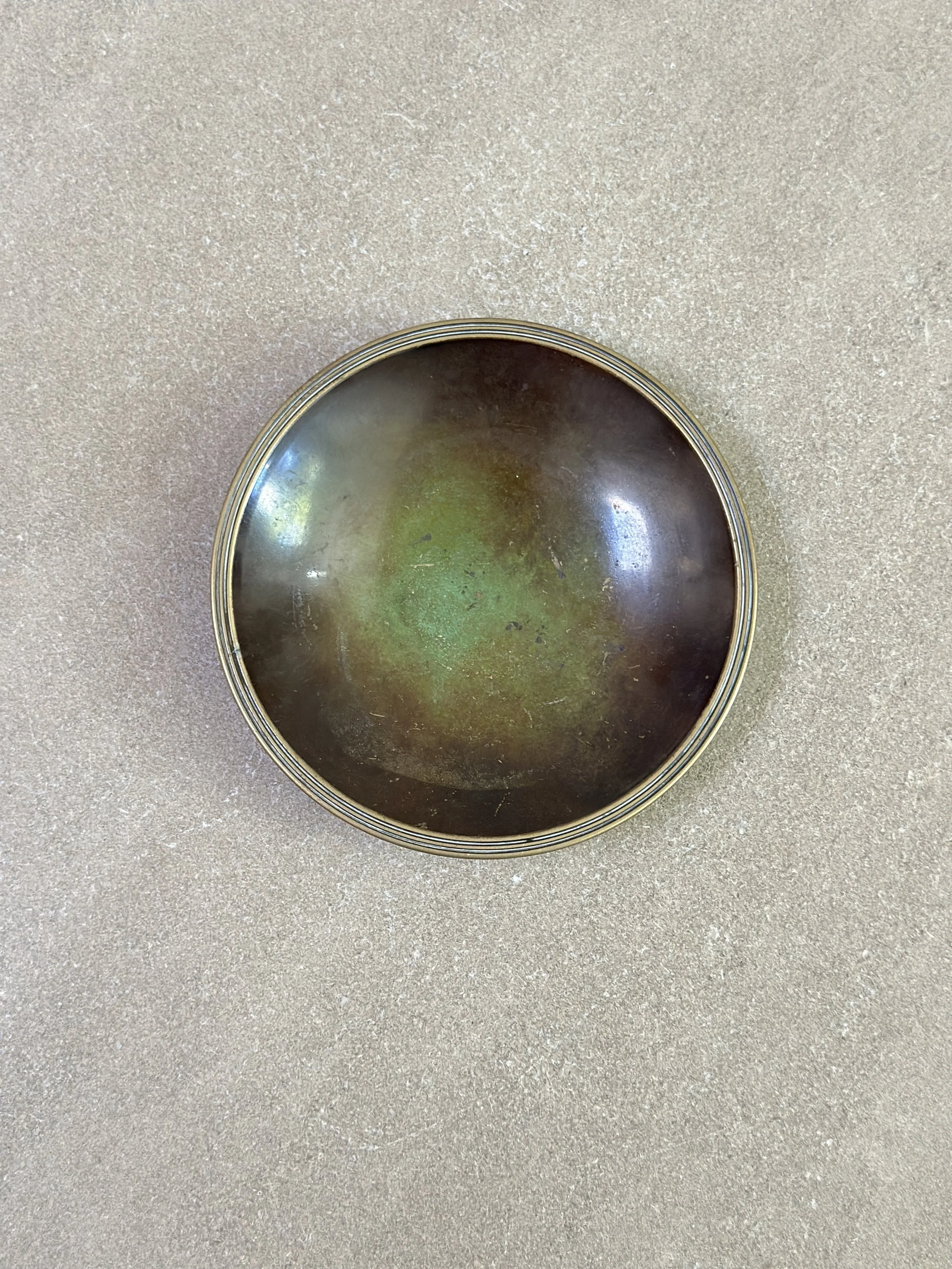 Small Bronze Bowl by Just Andersen, Denmark 1930s