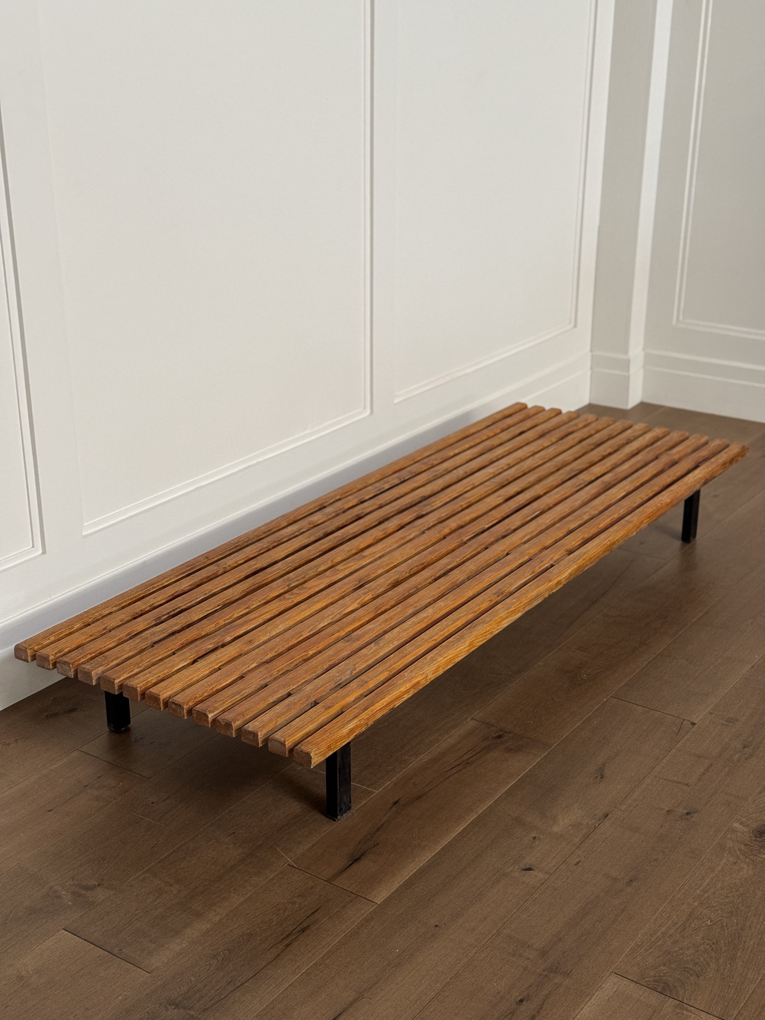 Cansado Bench by Charlotte Perriand in Oak, 1960s