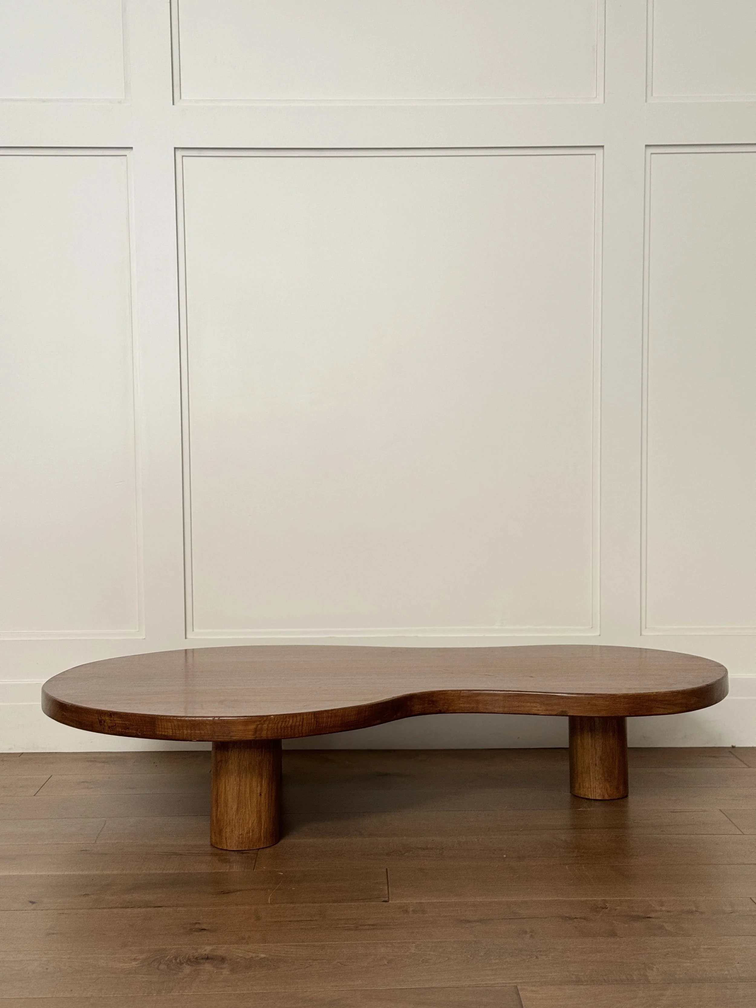 Small French Forme Libre Table in Oak