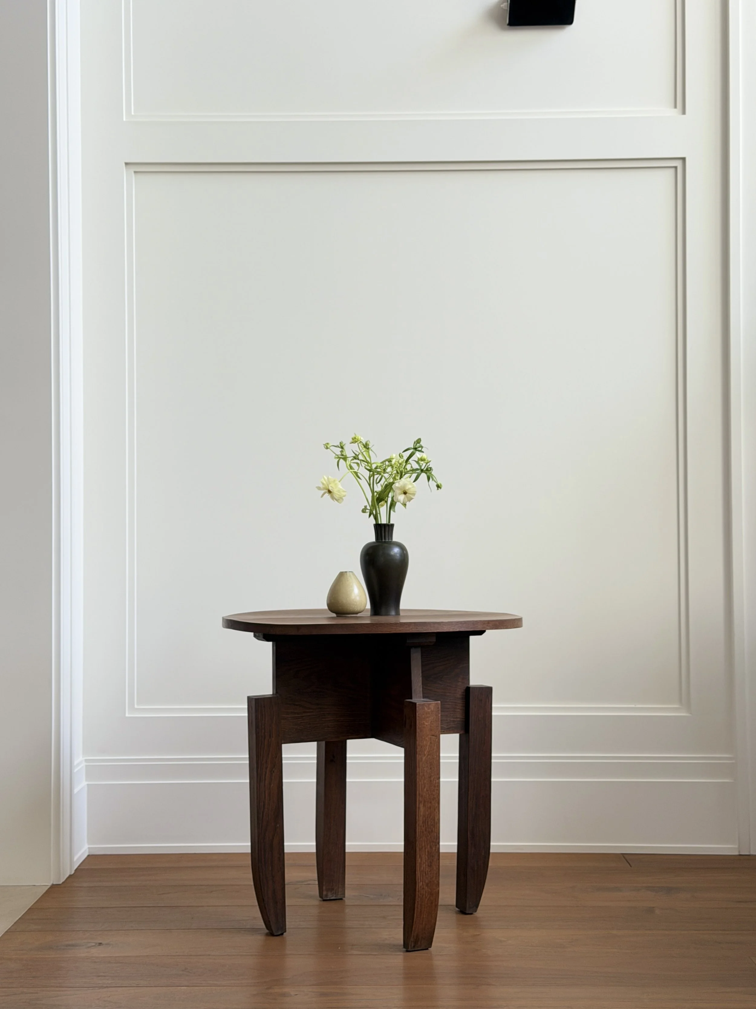 Oak Side Table, France 1940s