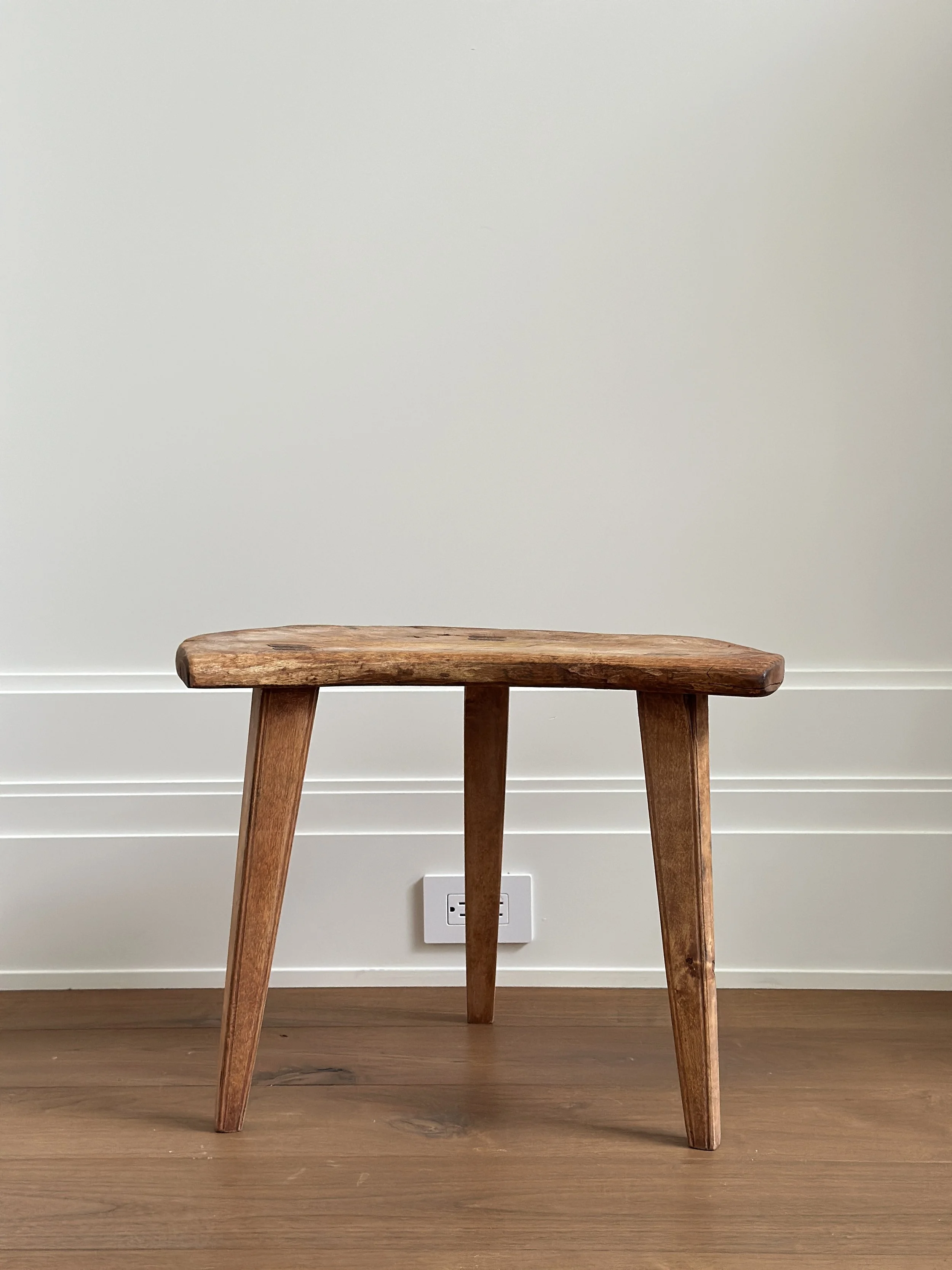 19th Century Swedish Folk Art Stool