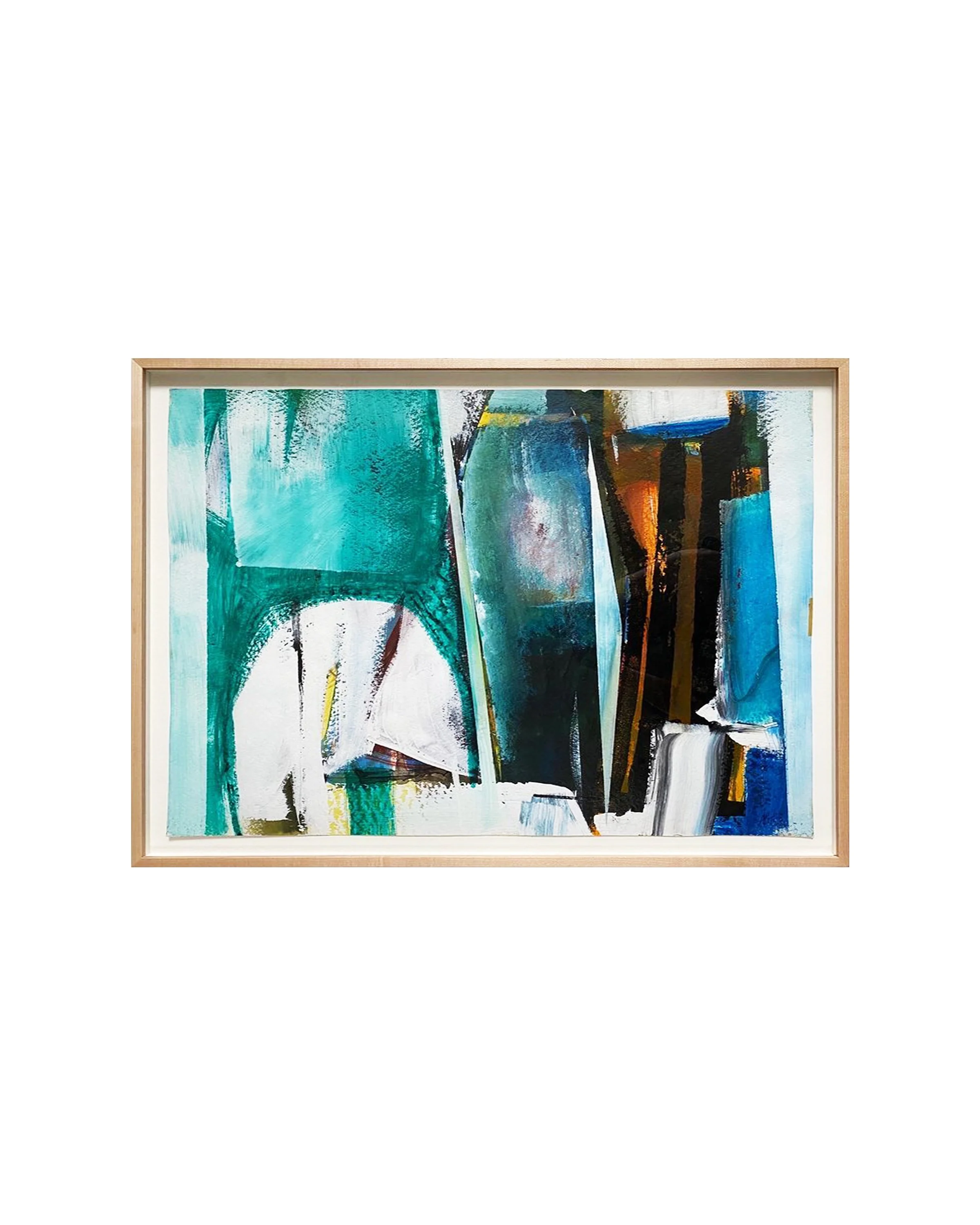 Watercolor #5 by Benjamin Abramowitz, 1965