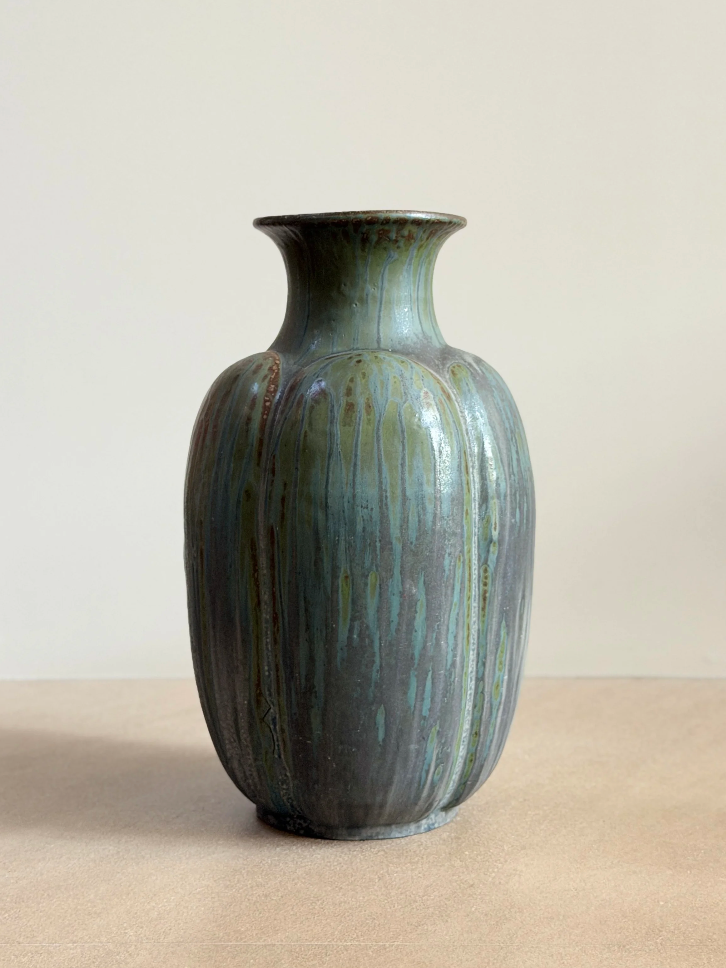 Massive Unique Vase by Arne Bang, Denmark 1930s