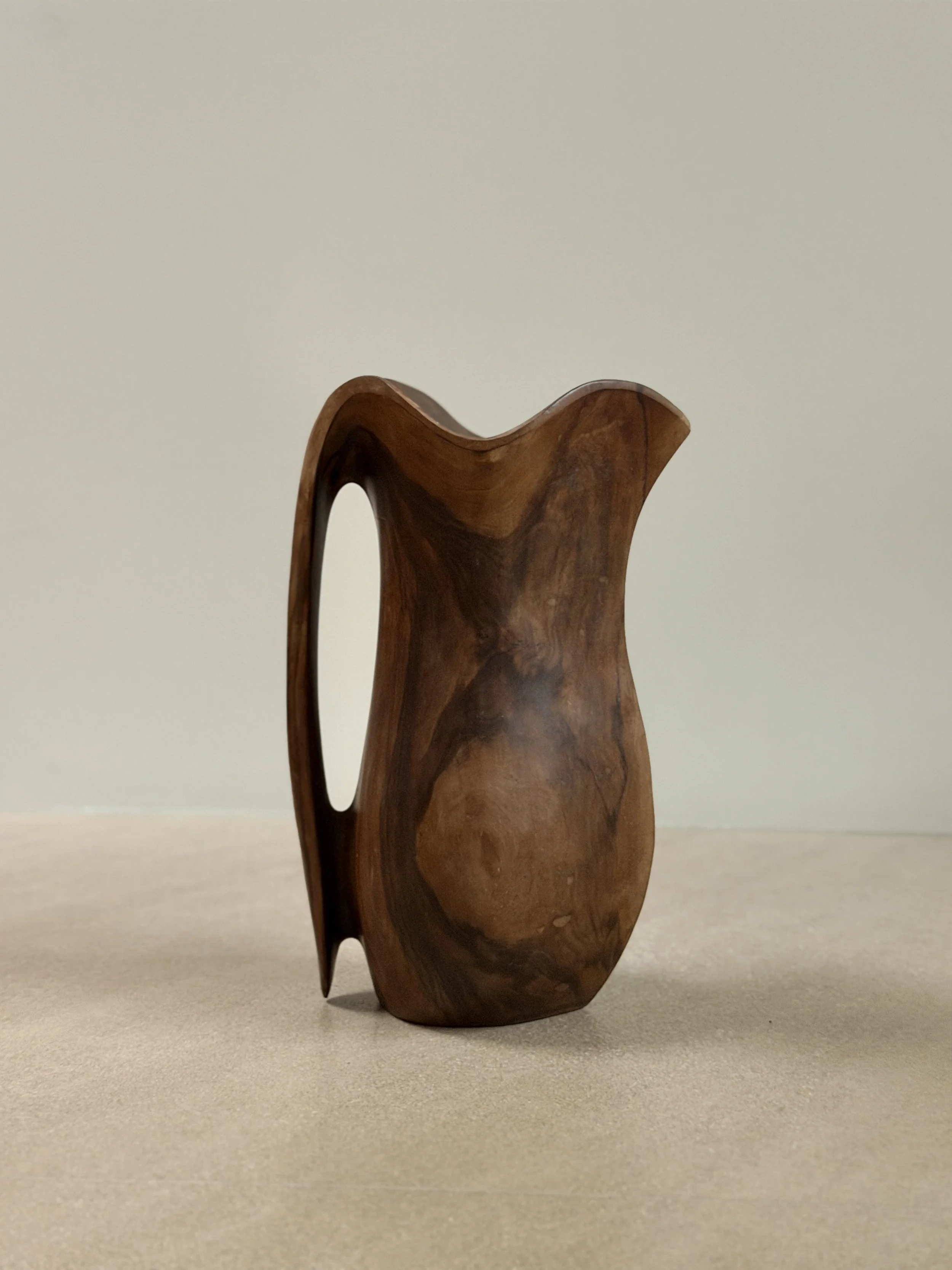 Tall Wooden Pitcher, Falcon Spain