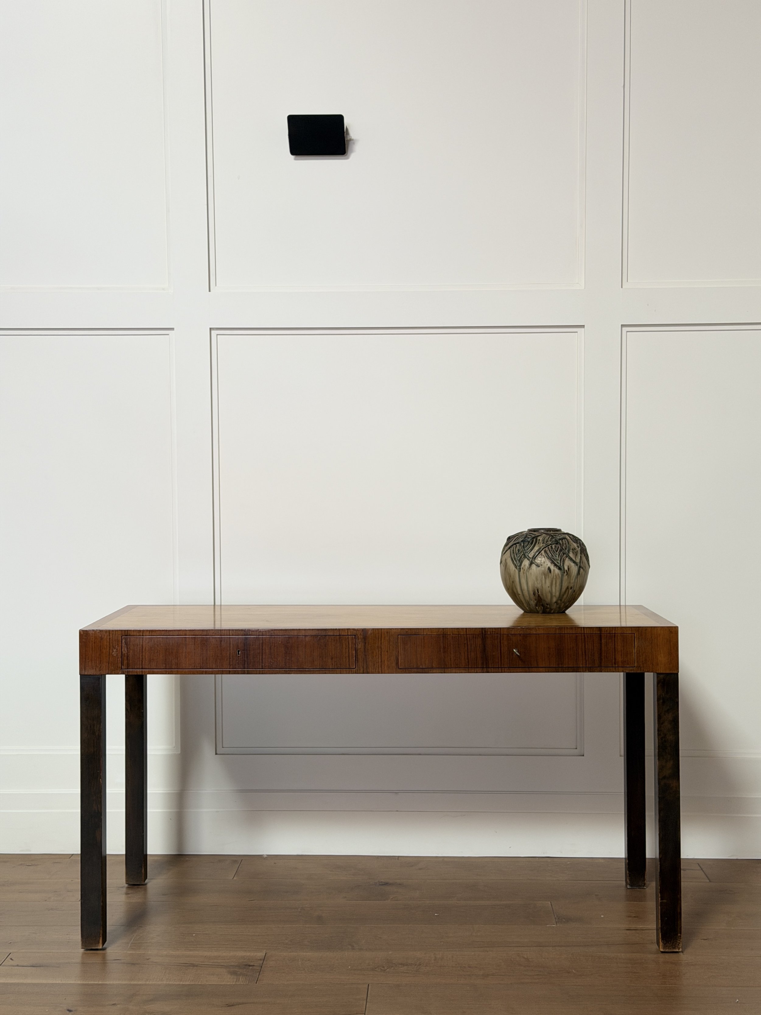 'Record' Writing Desk by Axel Einar Hjorth, for Nordiska Kompaniet, 1935 in ebony and stained birch