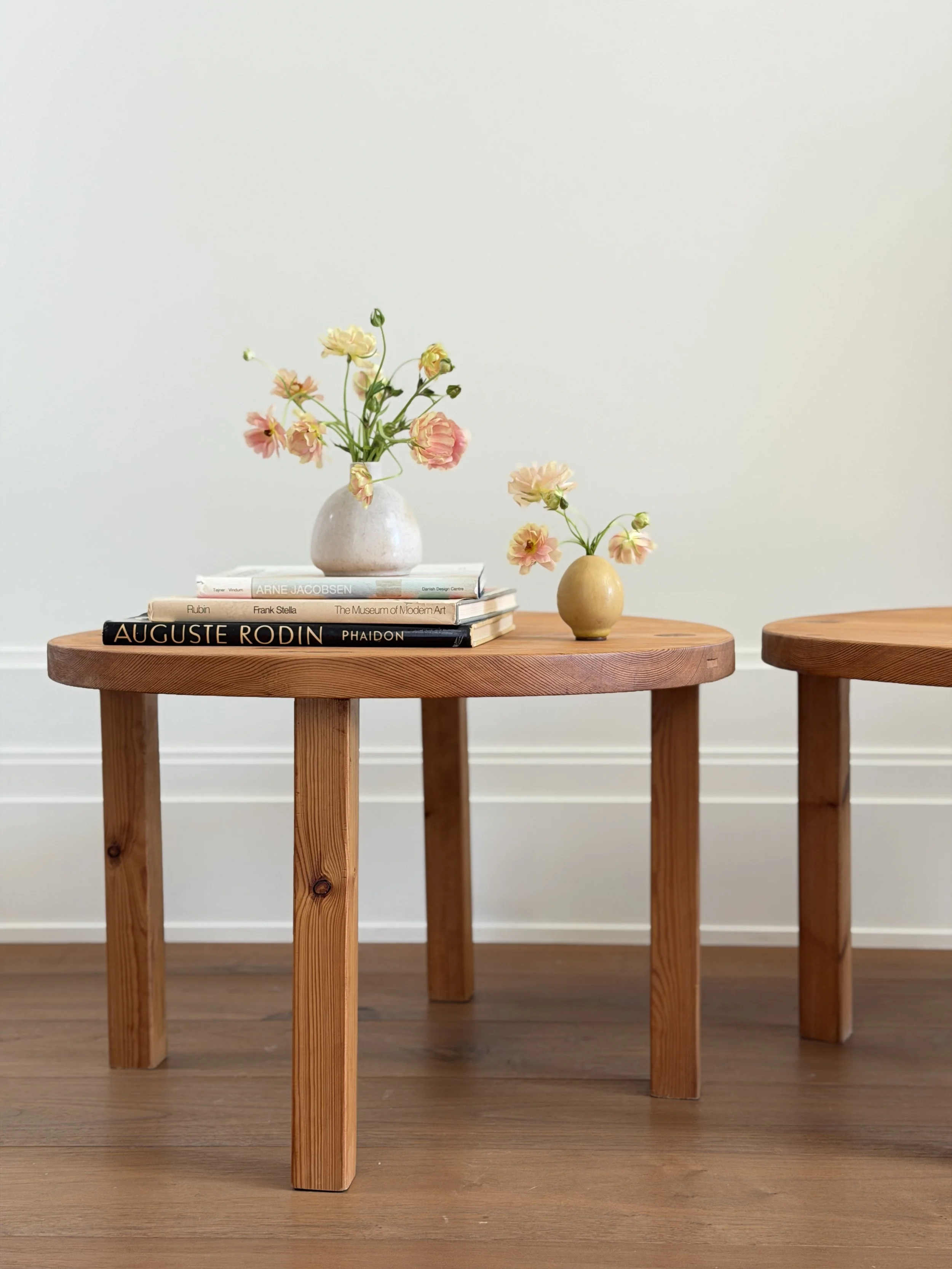 Pair of French Tables in Pine (Sold Separately)