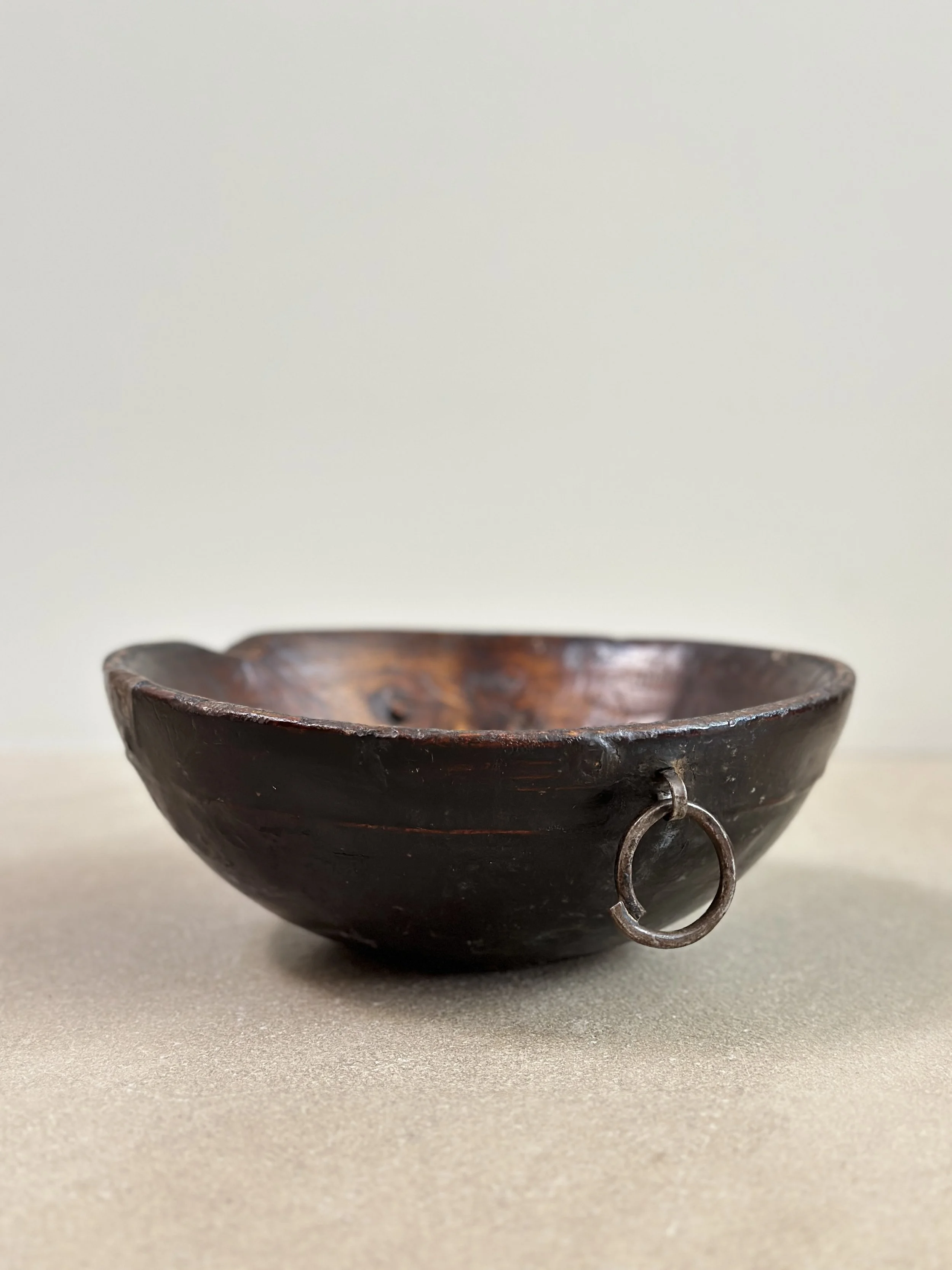 Welsh Bowl with Amazing Patina and Old Repairs