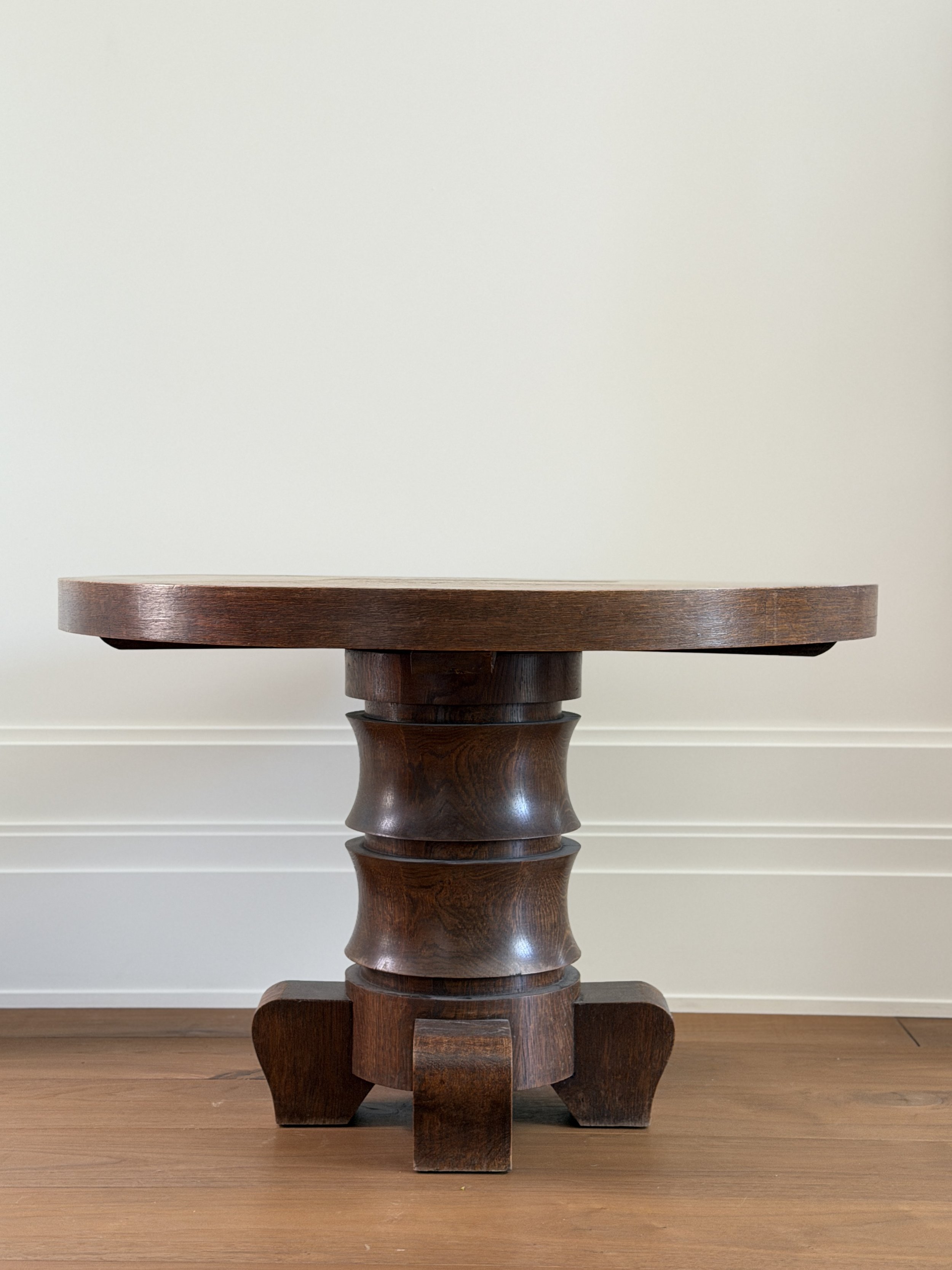 French Side Table in the Style of Charles Dudouyt, France 1940s