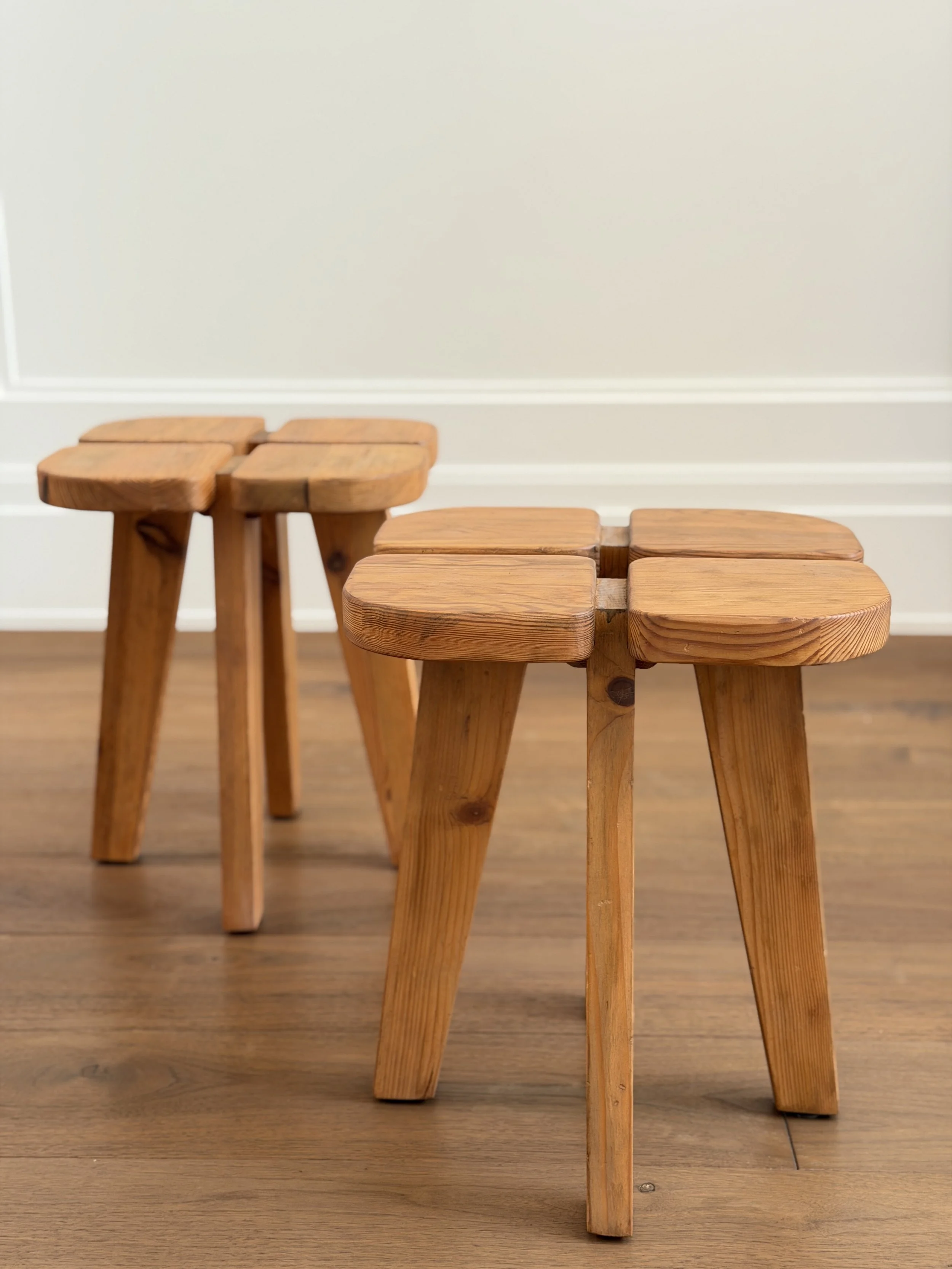 Pair of Rauni Peippo 'Apila' Stools for Stockmann Orno, Finland 1960s