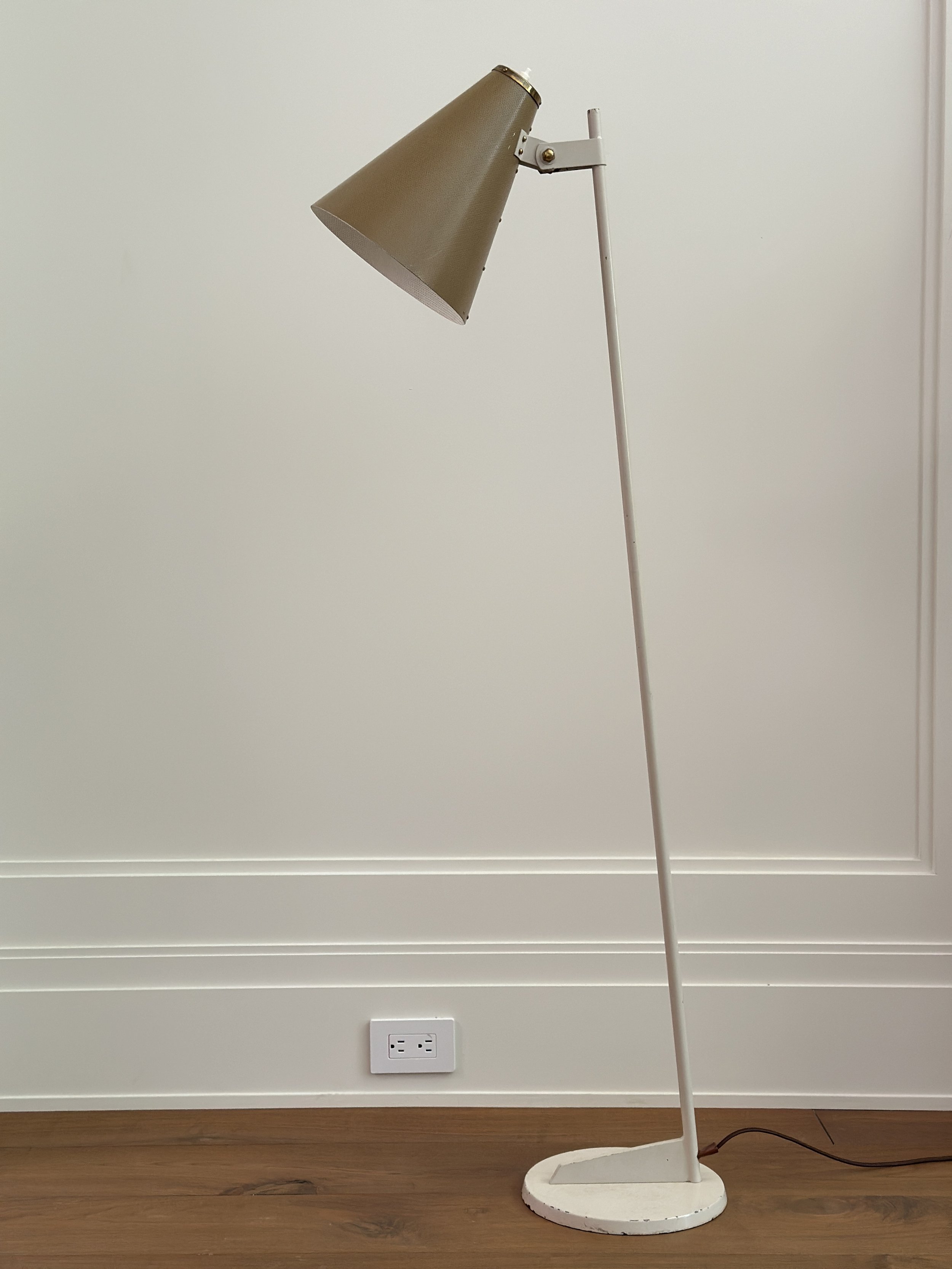 Very Rare Mid-20th Century Floor Lamp by Lisa Johansson-Pape, Finland (Maker’s Mark Orno)