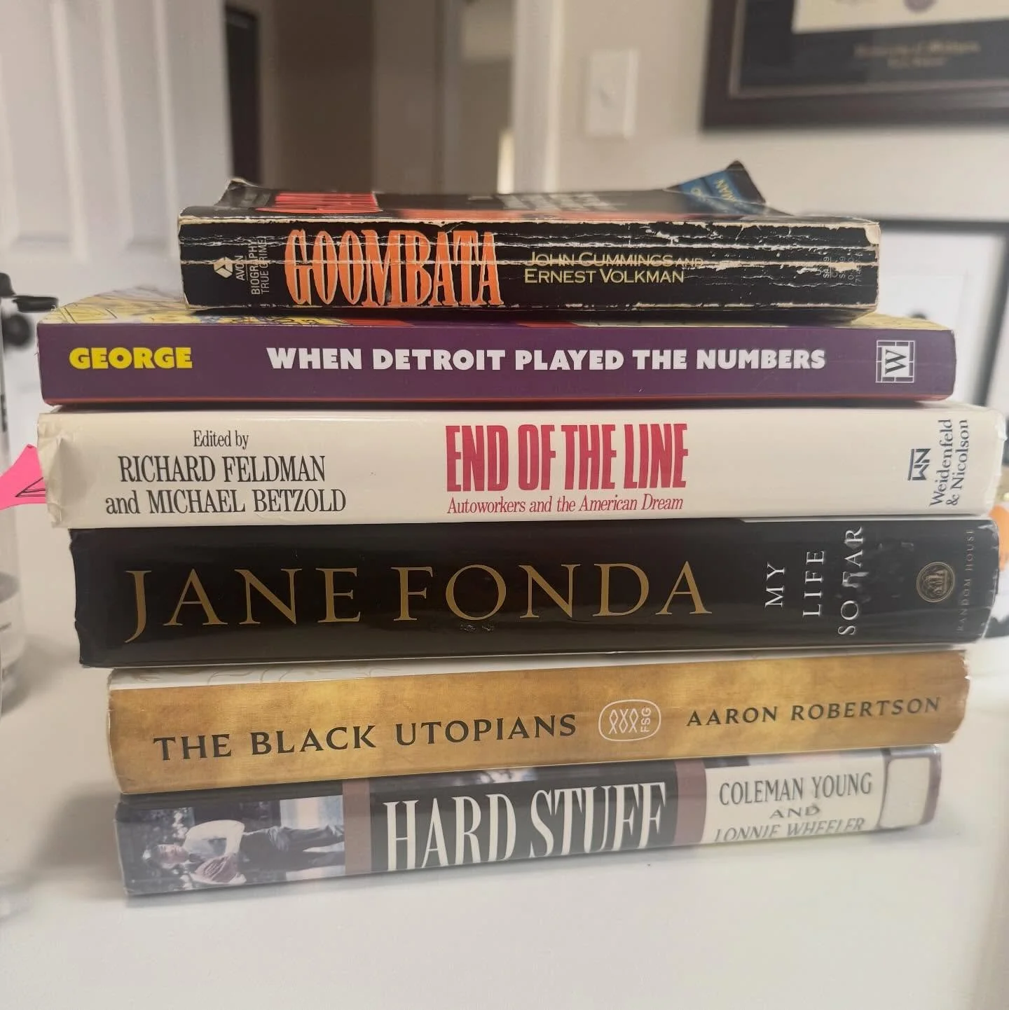 A recent stack I’m currently going back and taking notes on. I’ve always enjoyed the note-taking process, even in undergrad and law school. The act of writing or typing notes has always been a key part of how I learn.
Btw, you can see wh