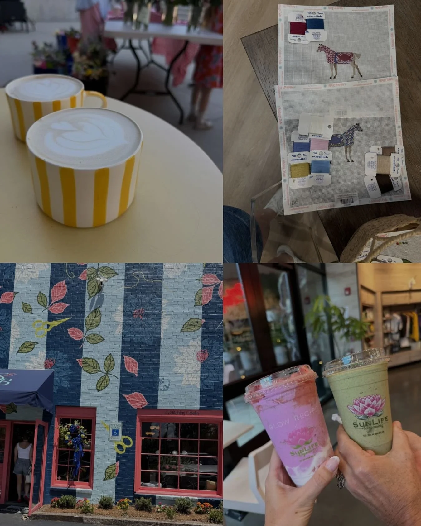 The sweetest Nashville weekend for Mother&rsquo;s Day 💐 Banana lattes, watermelon smoothies, Zeal church, Devil Wear&rsquo;s Prada 2, and a new needlepoint