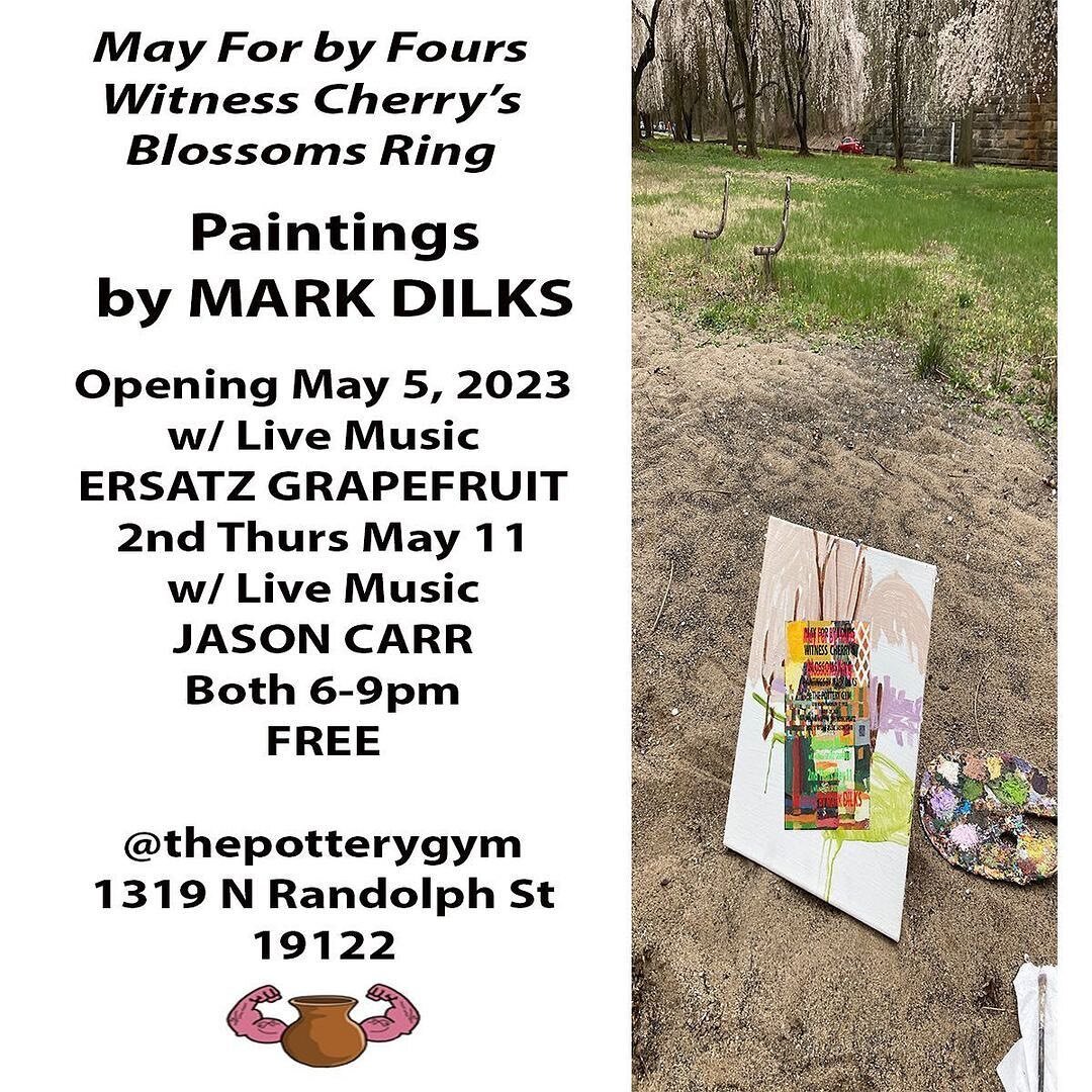 Excited to host @spotdilks for a solo-show of paintings organized by @sheldon_omar_abba !
#phillyartist 
Opens May 5th! #cincodemayo 
.
Repost, &ldquo;Thanks @mengle.bass and jjcphl for live music on the Opening May 5th and 2nd Thursday May 11th! Com