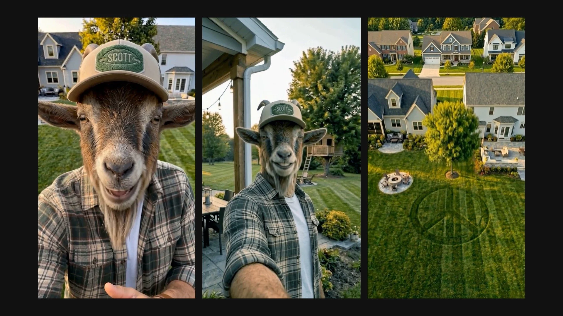 Scotts Yard Goat: AI character-led social series