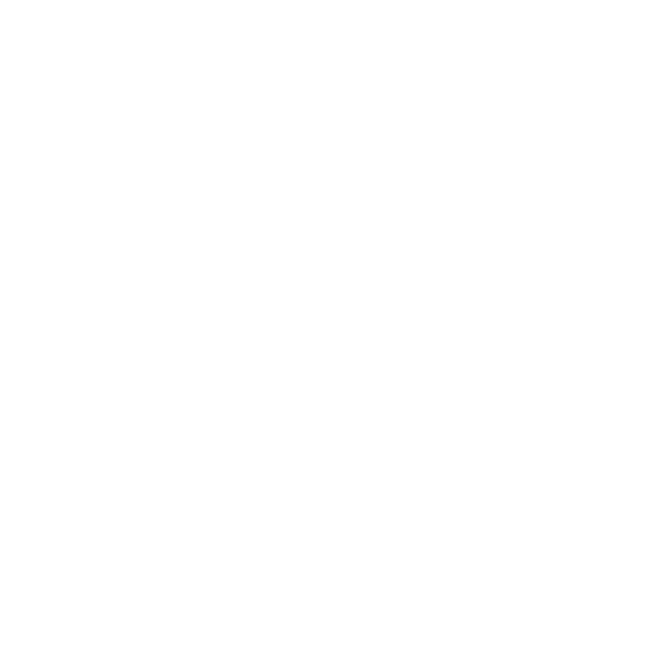 Outline of a house with a sloped roof and a chimney, depicted in white on a black background.