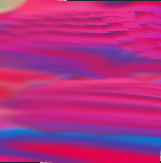 Pink, purple and blue glitch gradient