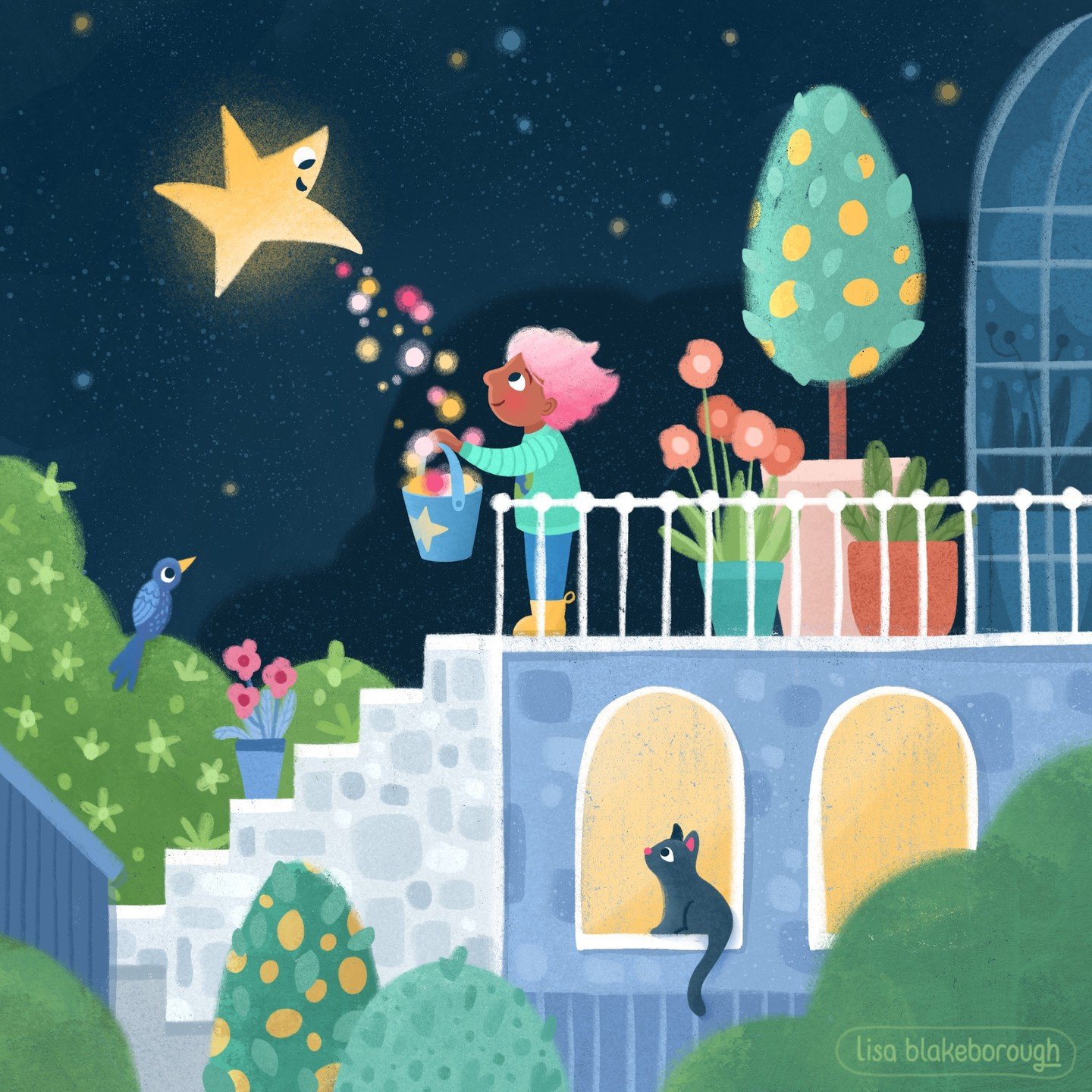Hello and Happy Earth Day! To celebrate I'm joining #OurPlanetWeek2024!

Today's prompt is: Among the stars 🌟💖 and I'm really enjoying seeing all the beautiful artwork that other artists have created for this great prompt! 

I'll admit that this wh