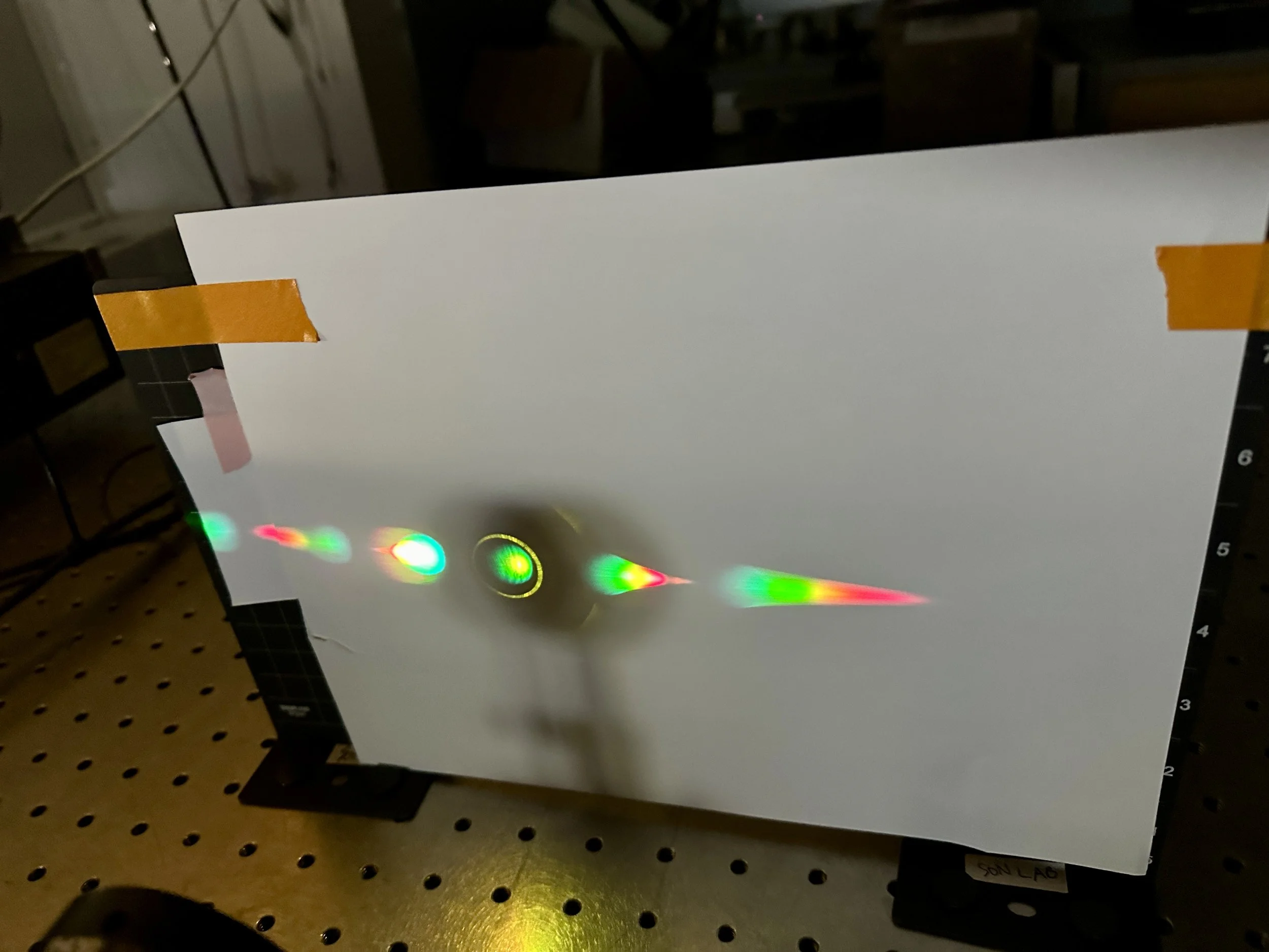 February 2024: Some white light we generated!