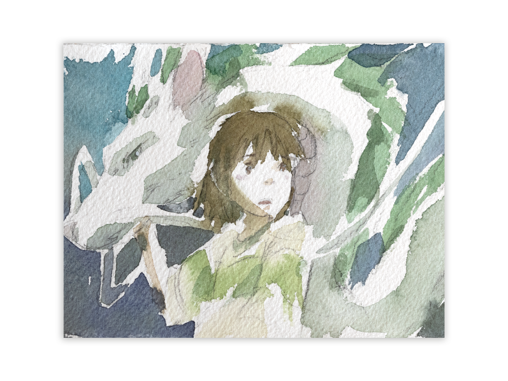 Chihiro and Haku Art Print