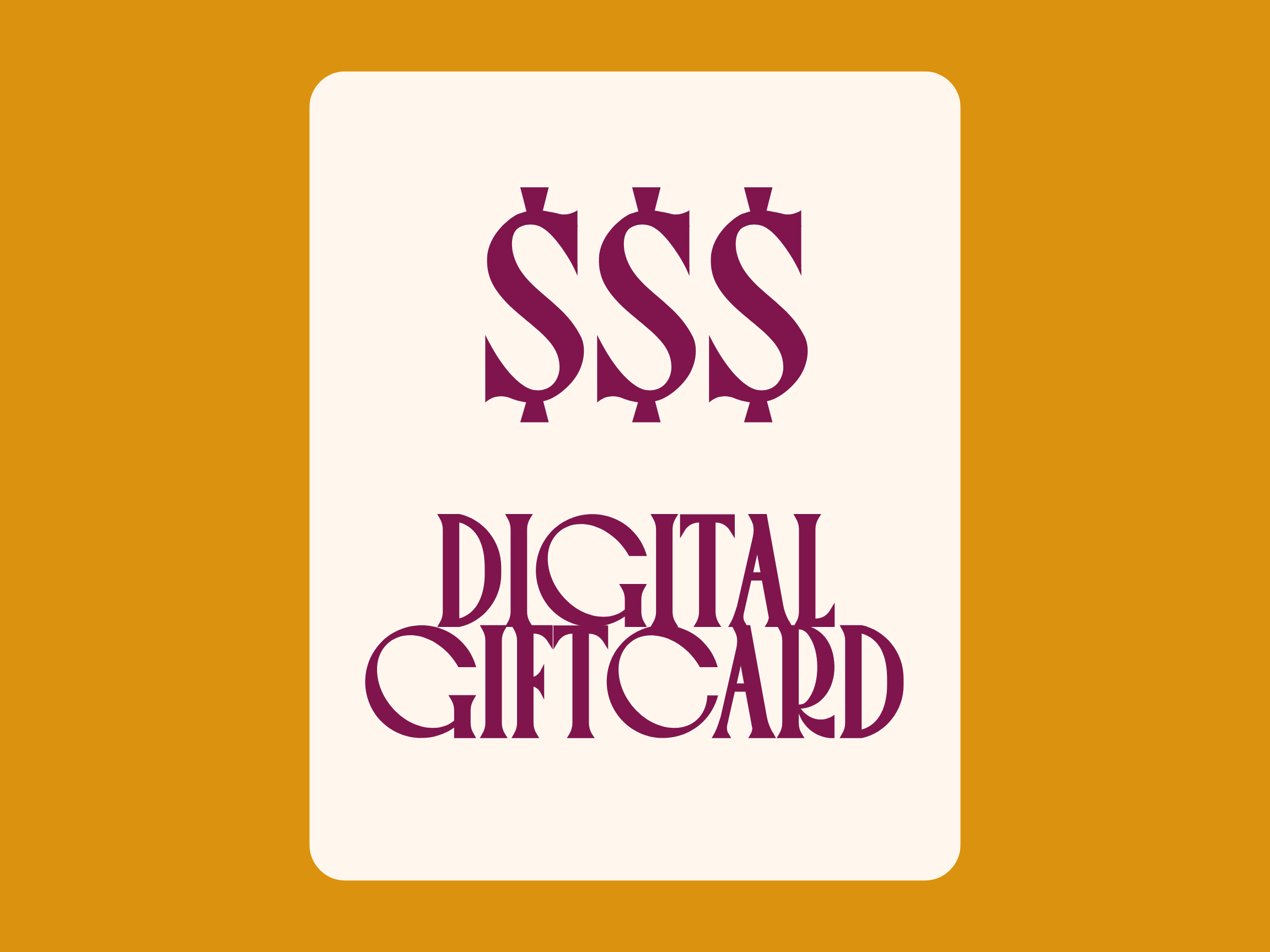 Pascual Productions Gift Card