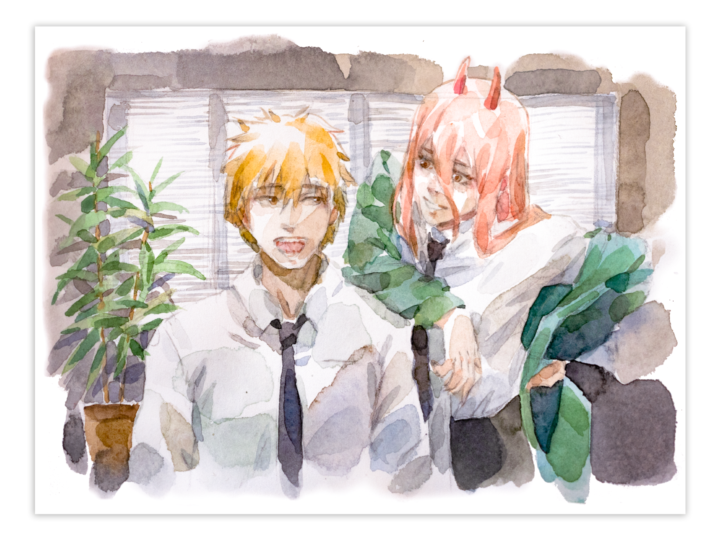 Power and Denji Print